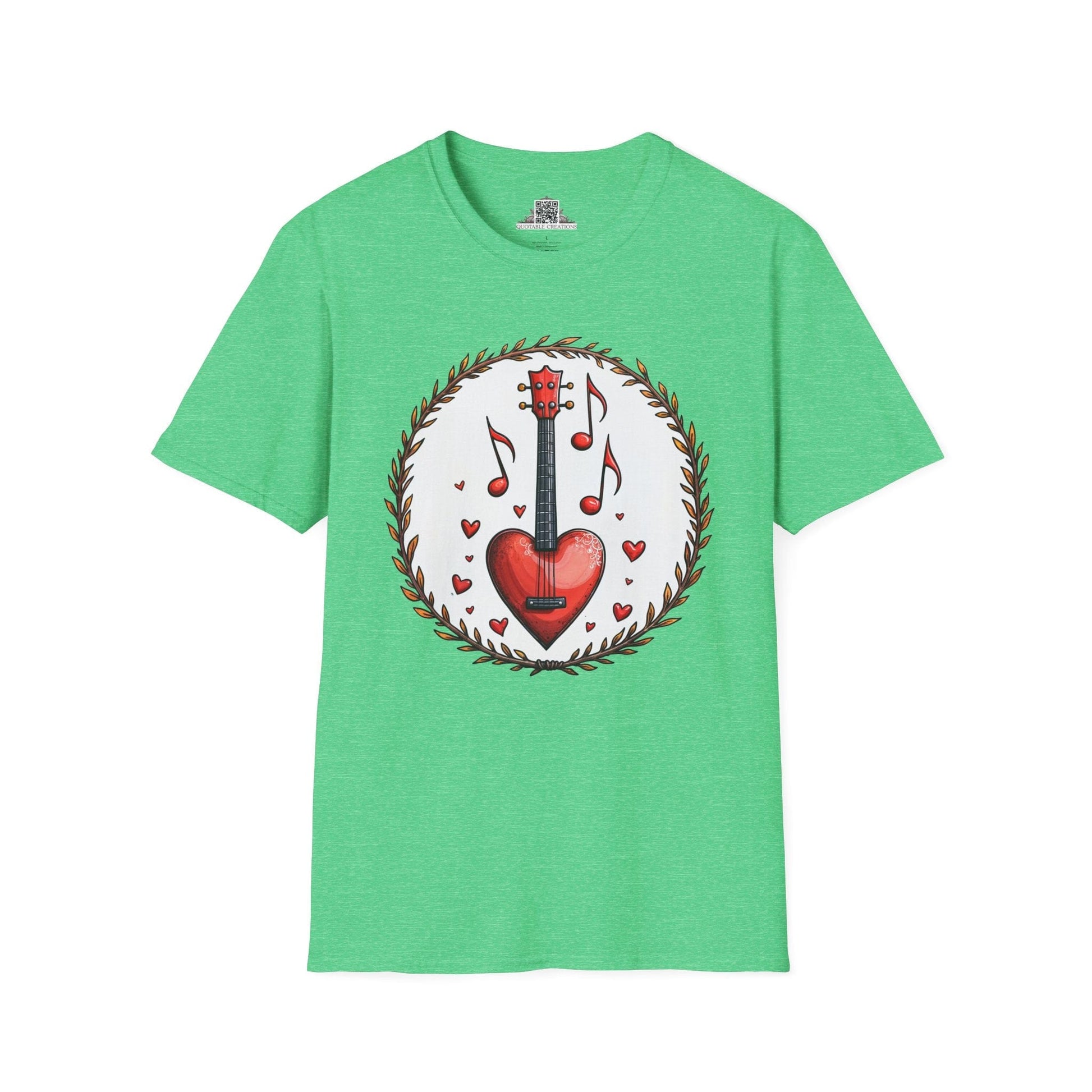 Printify T-Shirt S / Heather Irish Green Sweet Symphony Music - Love & Fun T-Shirt