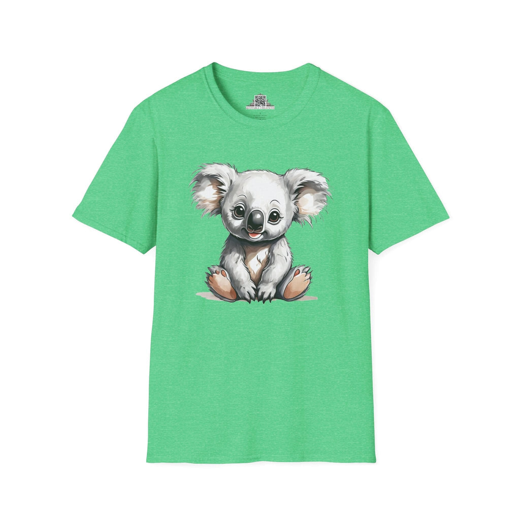 Printify T-Shirt S / Heather Irish Green T-Shirt - Baby Koala - Hyper Cute