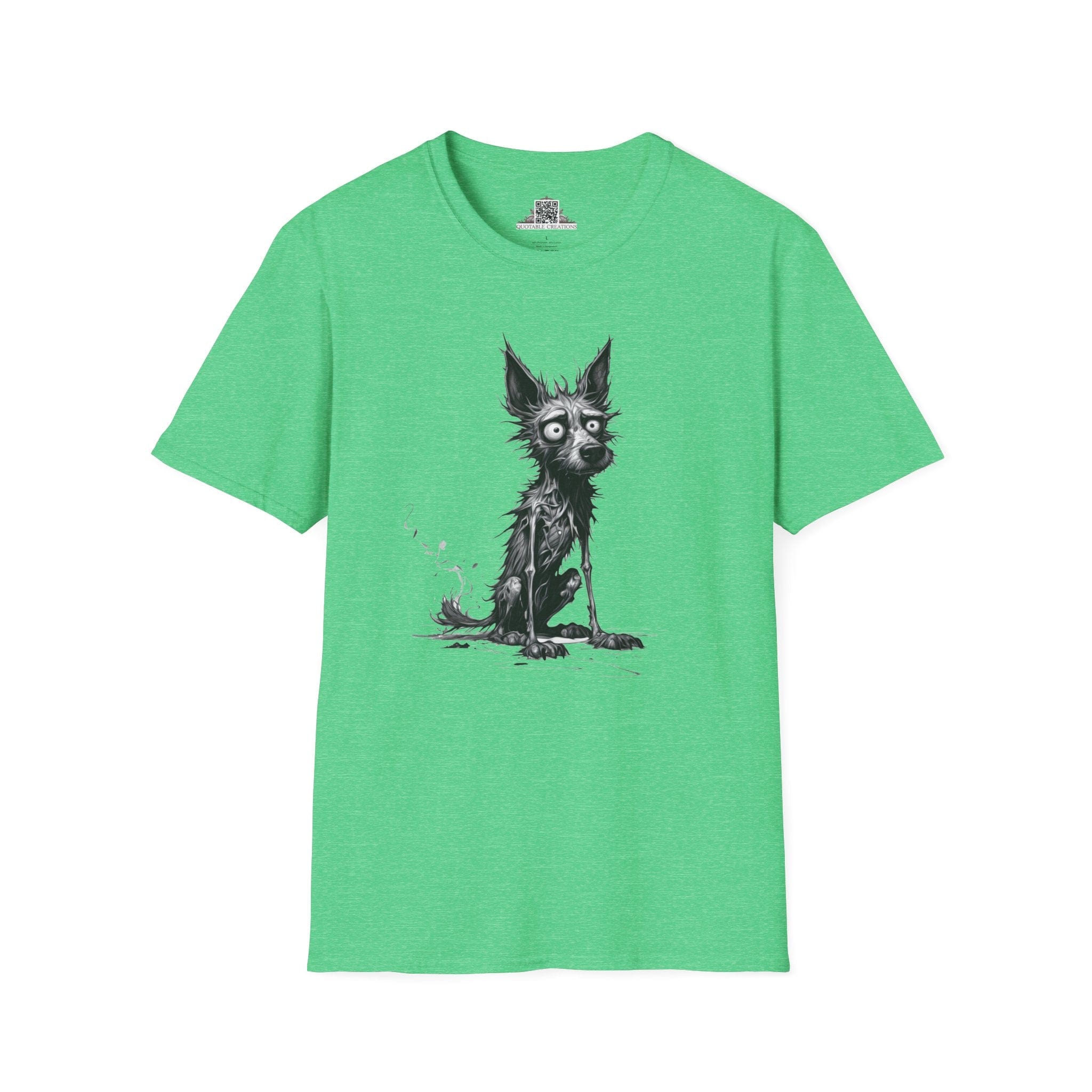 Printify T-Shirt S / Heather Irish Green T-Shirt - I'm Fine Dog - Everything's Fine