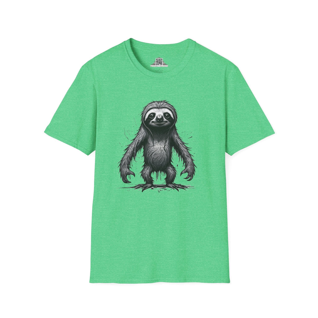 Printify T-Shirt S / Heather Irish Green T-Shirt - I'm Fine Sloth - Everything's Fine