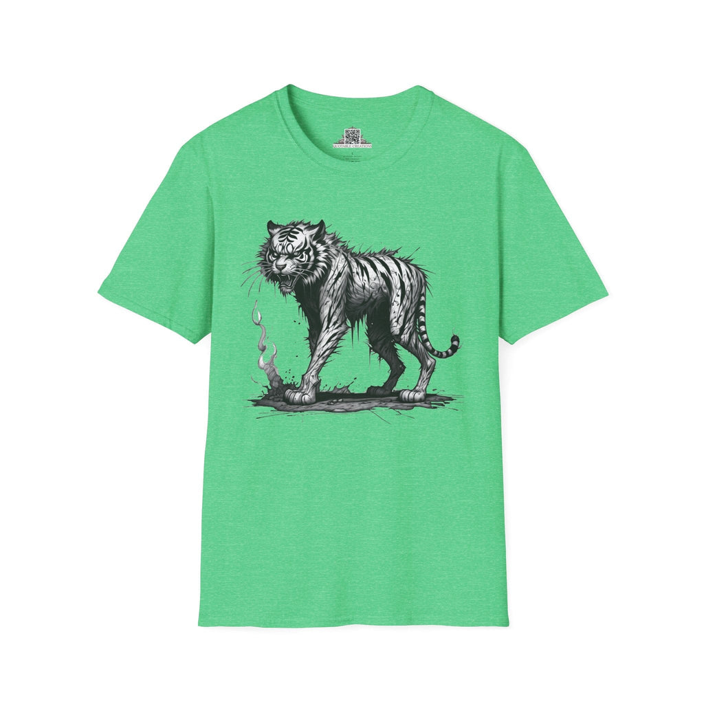 Printify T-Shirt S / Heather Irish Green T-Shirt - I'm Fine Tiger - Everything's Fine
