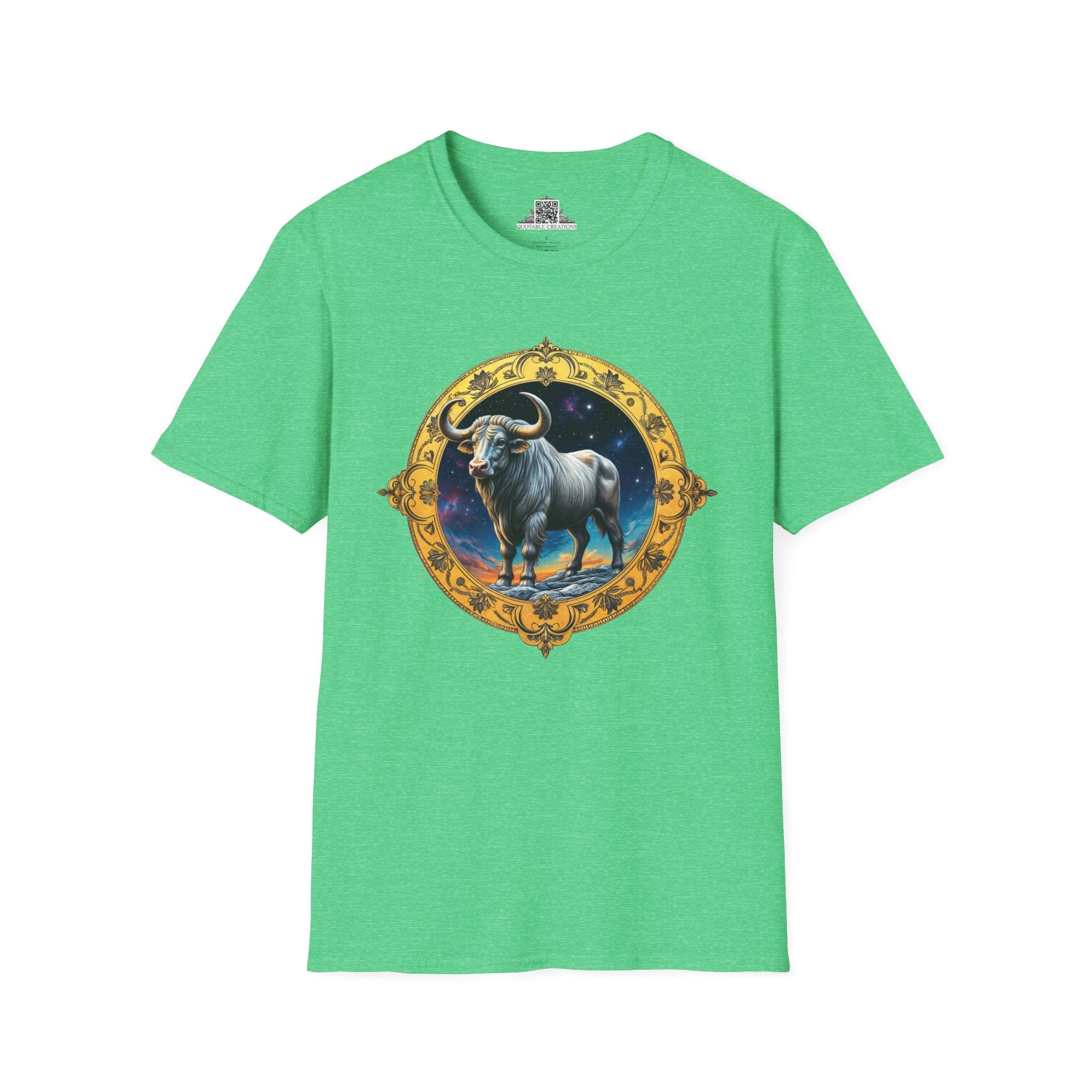 Printify T-Shirt S / Heather Irish Green Taurus - Zodiac & Astrology T-Shirt