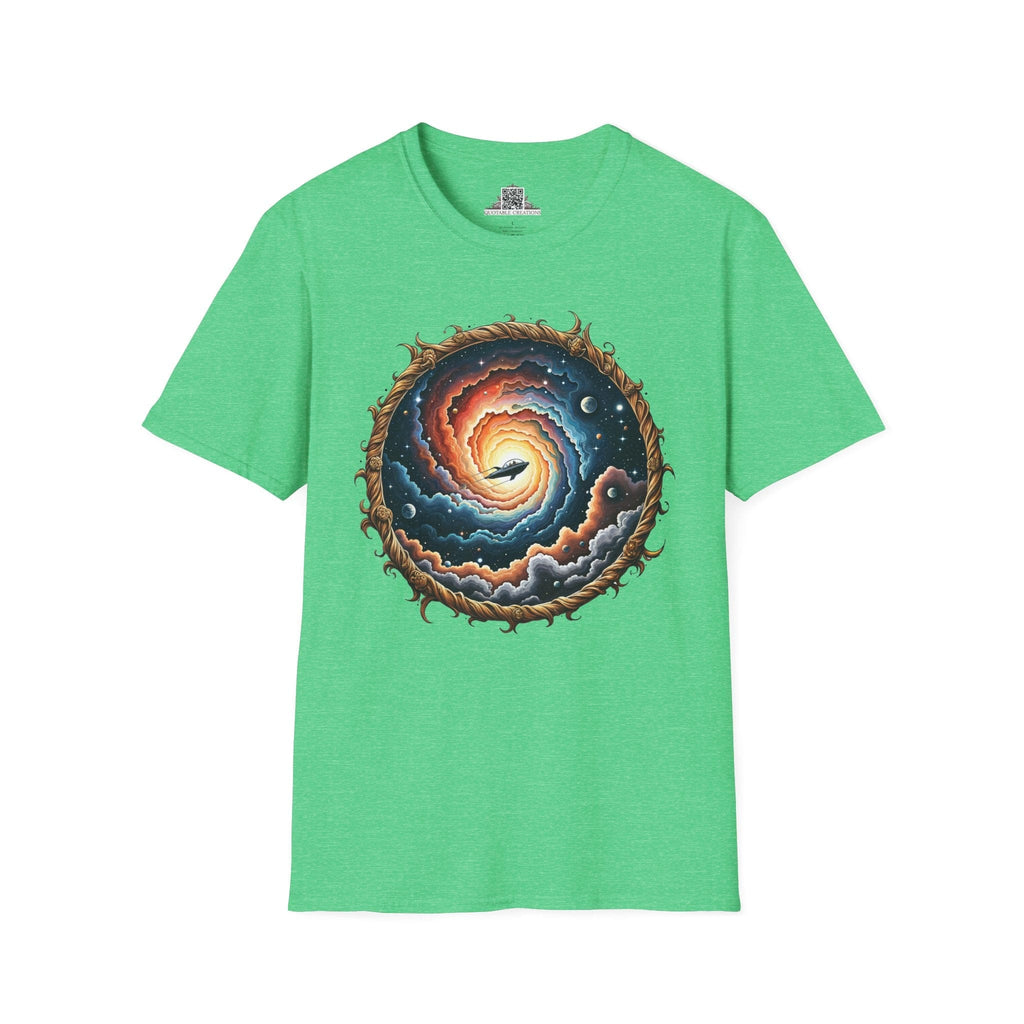 Printify T-Shirt S / Heather Irish Green The Answers Are Up There UFO & Cosmic - T-Shirt