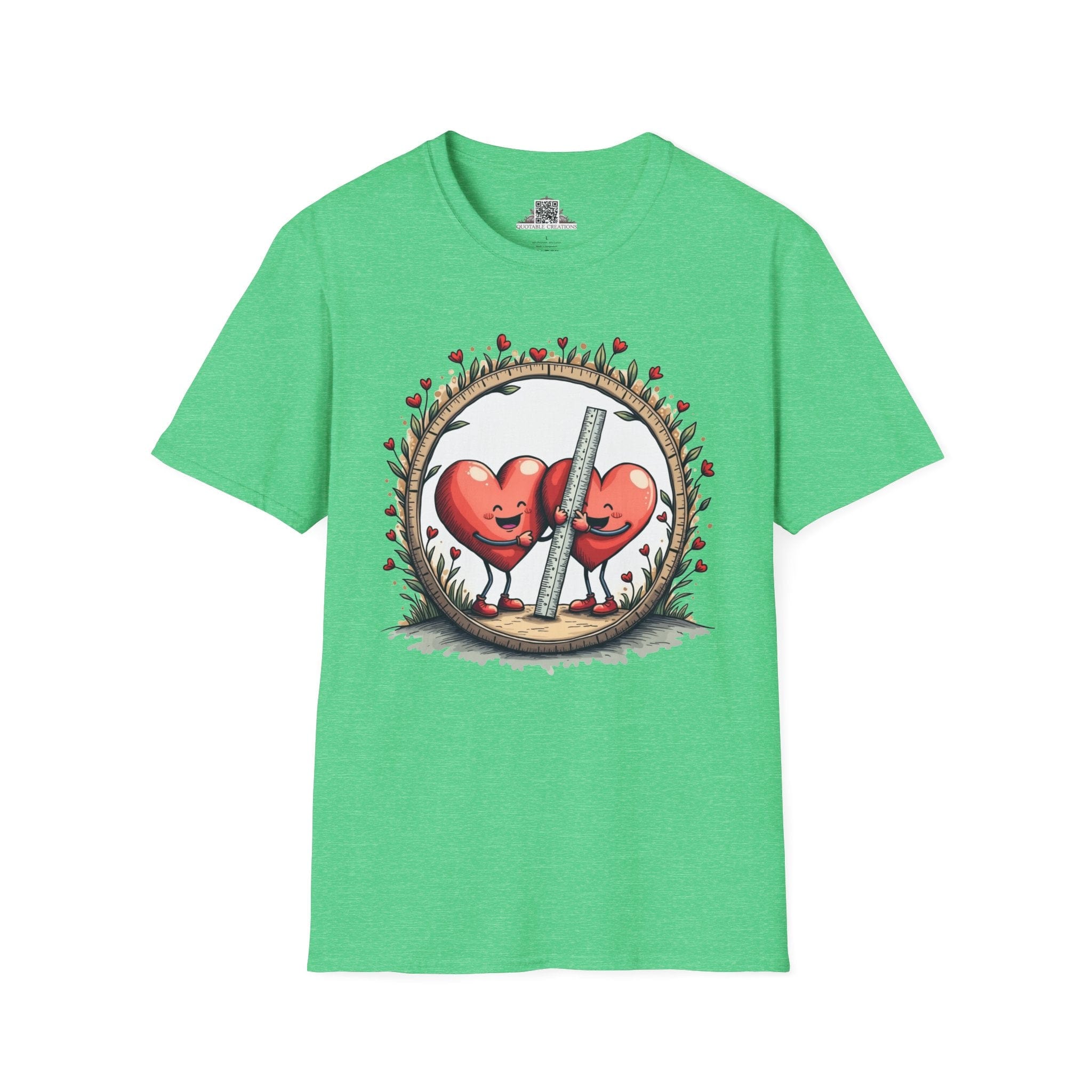 Printify T-Shirt S / Heather Irish Green The Sum of Our Hearts - Love & Fun T-Shirt