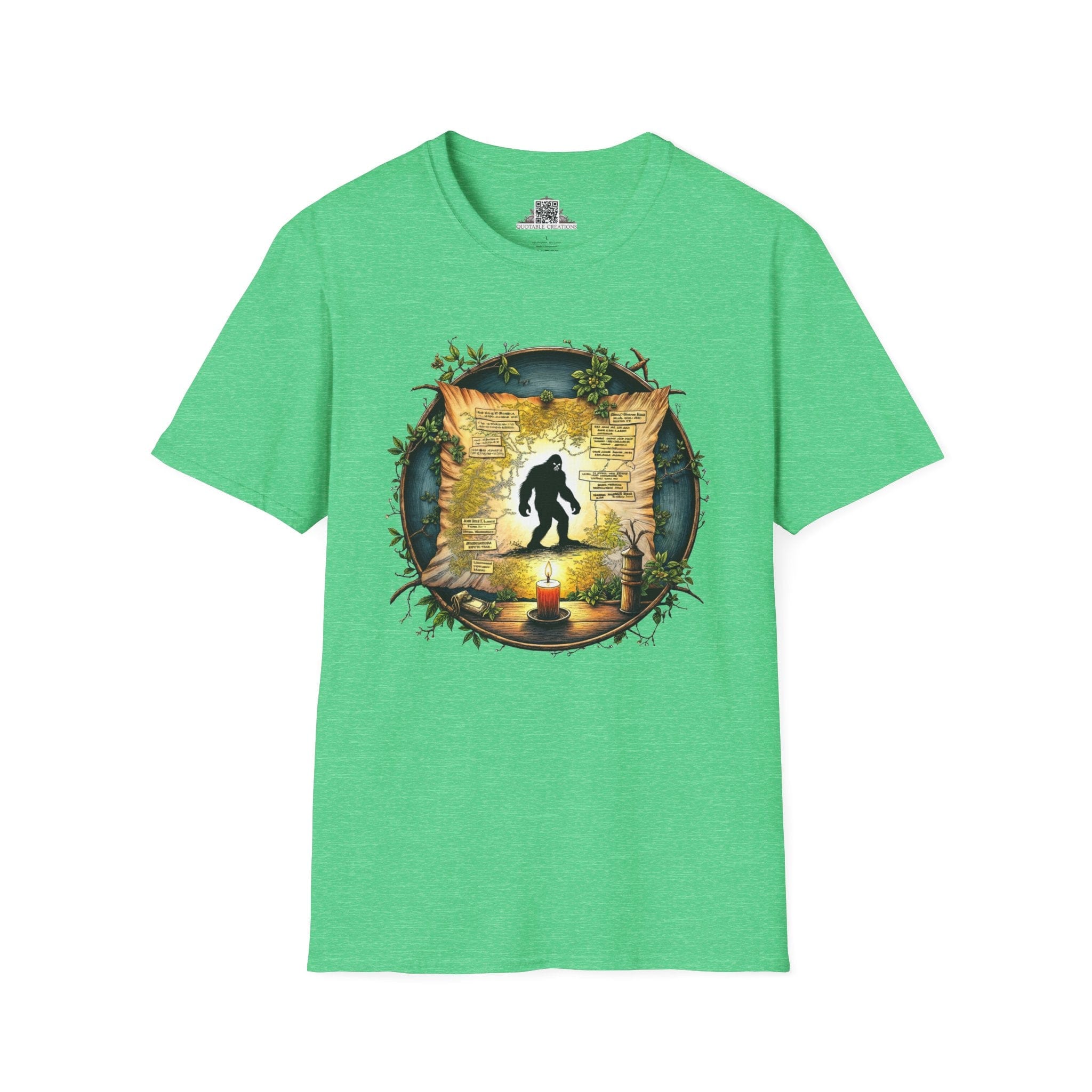 Printify T-Shirt S / Heather Irish Green Uncover the Myth - Bigfoot & Legends T-Shirt