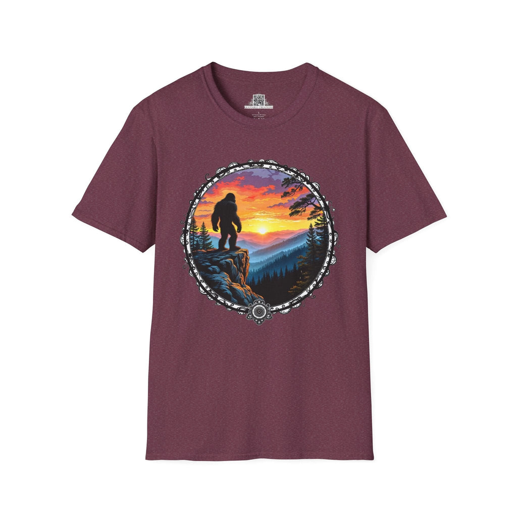 Printify T-Shirt S / Heather Maroon Capture the Legend - Bigfoot & Legends T-Shirt