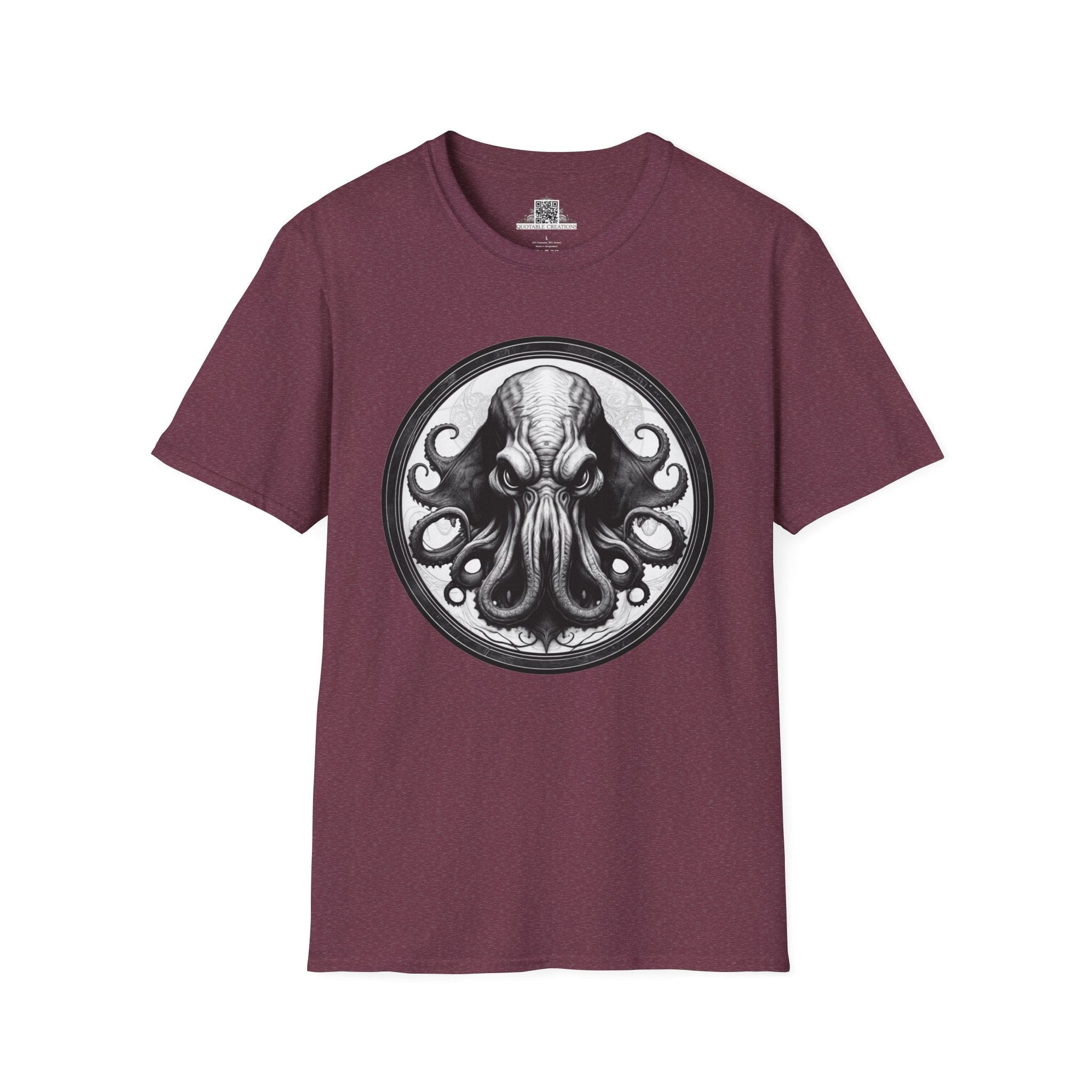 Printify T-Shirt S / Heather Maroon Cthulhu Heroes & Quests - T-Shirt