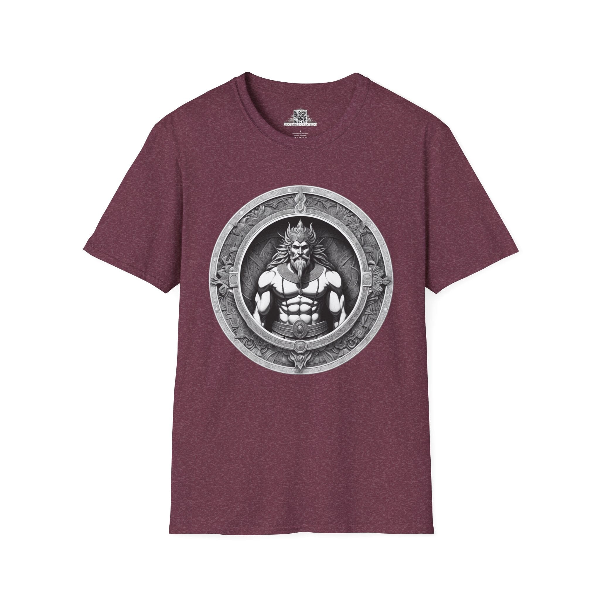 Printify T-Shirt S / Heather Maroon Gilgamesh - Heroes & Quests T-Shirt