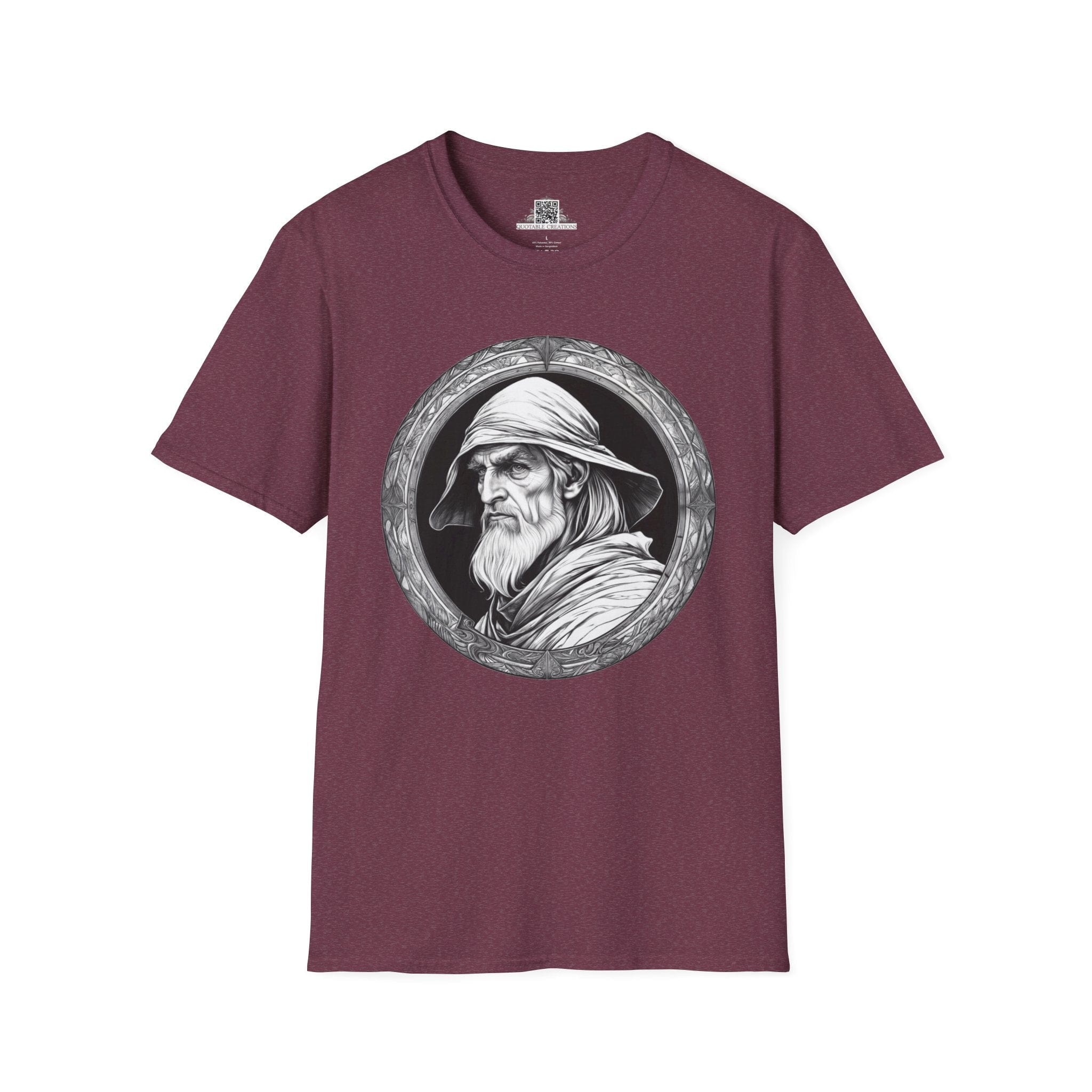 Printify T-Shirt S / Heather Maroon Merlin Heroes & Quests - T-Shirt