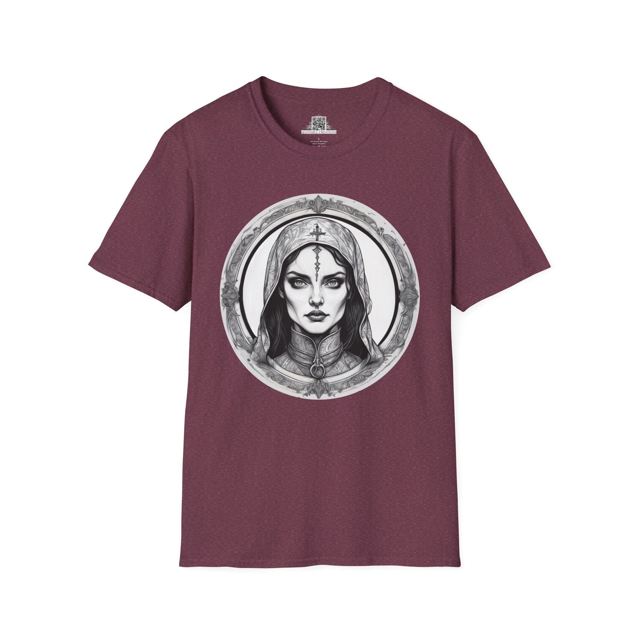 Printify T-Shirt S / Heather Maroon Morgana Heroes & Quests - T-Shirt