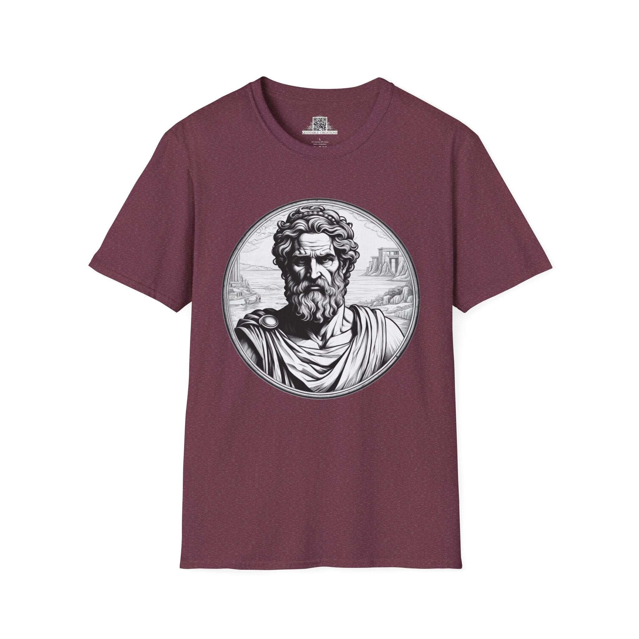 Printify T-Shirt S / Heather Maroon Odysseus - Heroes & Quests T-Shirt