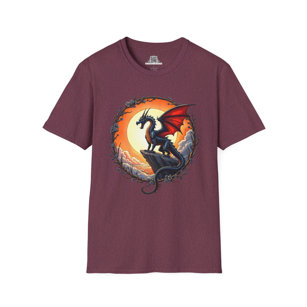Printify T-Shirt S / Heather Maroon Shadowwing - Dragons & Magic T-Shirt