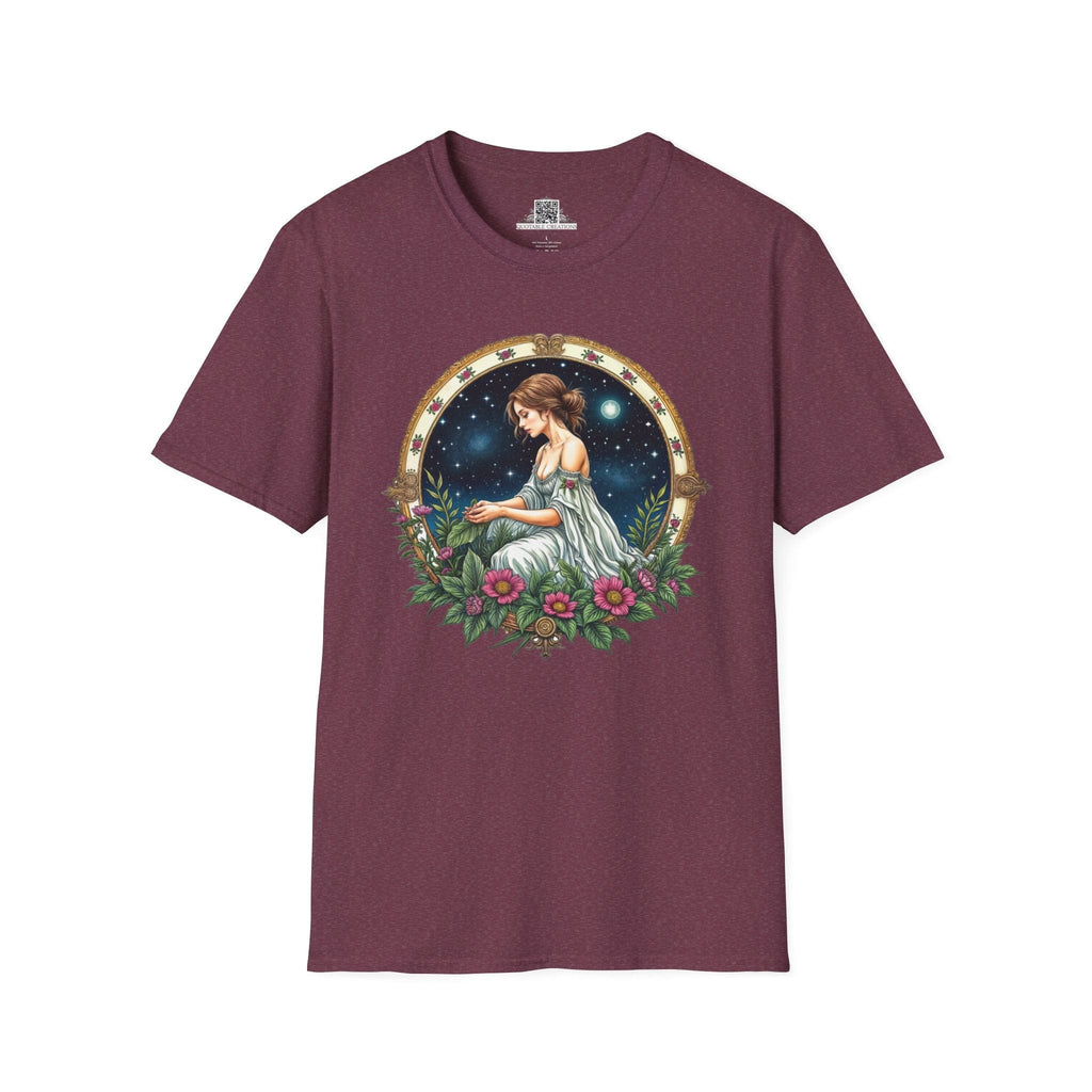 Printify T-Shirt S / Heather Maroon Virgo Zodiac Astrology - T-Shirt