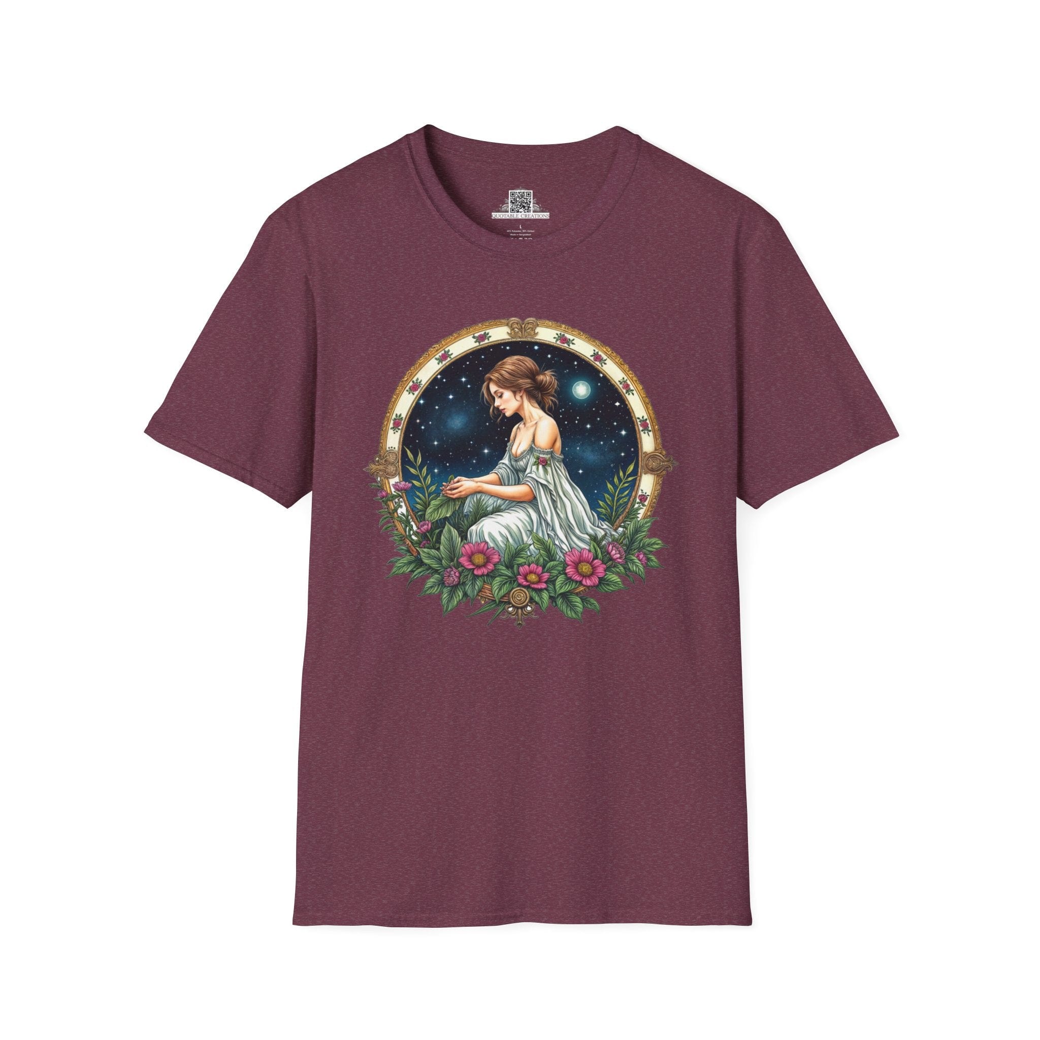Printify T-Shirt S / Heather Maroon Virgo Zodiac Astrology - T-Shirt