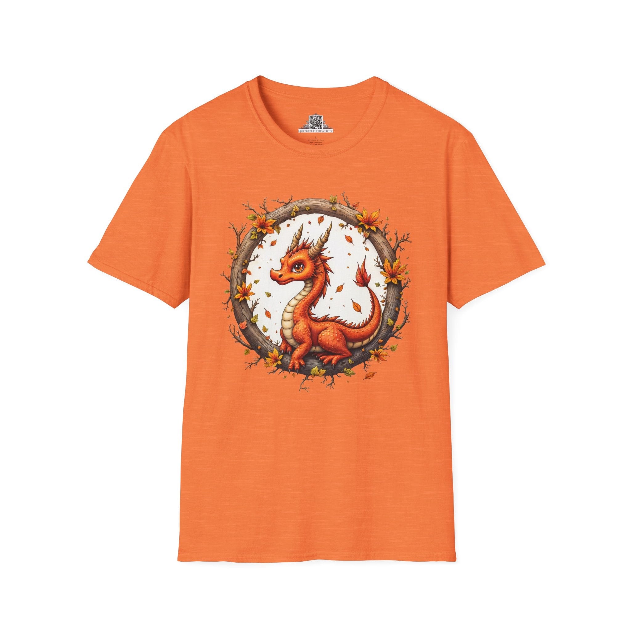 Printify T-Shirt S / Heather Orange Autumnfire  - Dragons & Magic T-Shirt