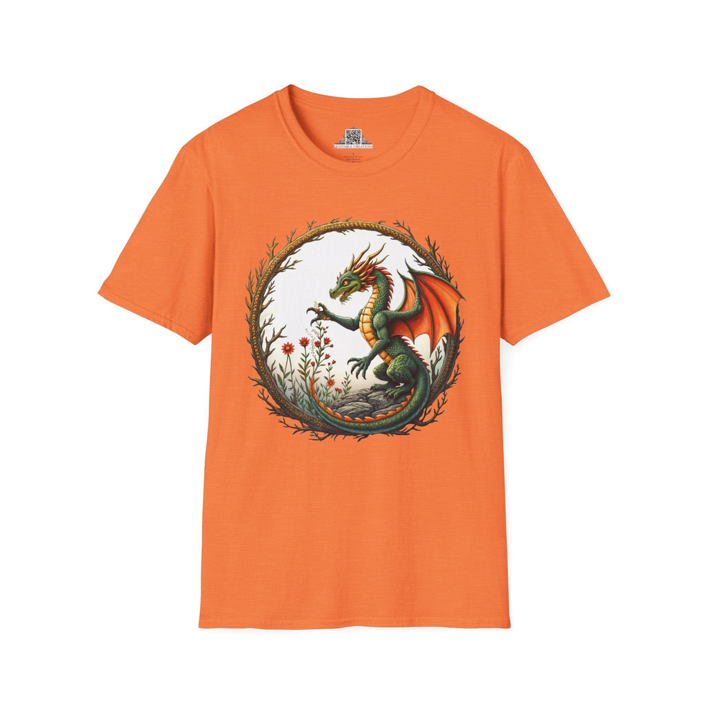 Printify T-Shirt S / Heather Orange Blossomwing - Dragons & Magic T-Shirt