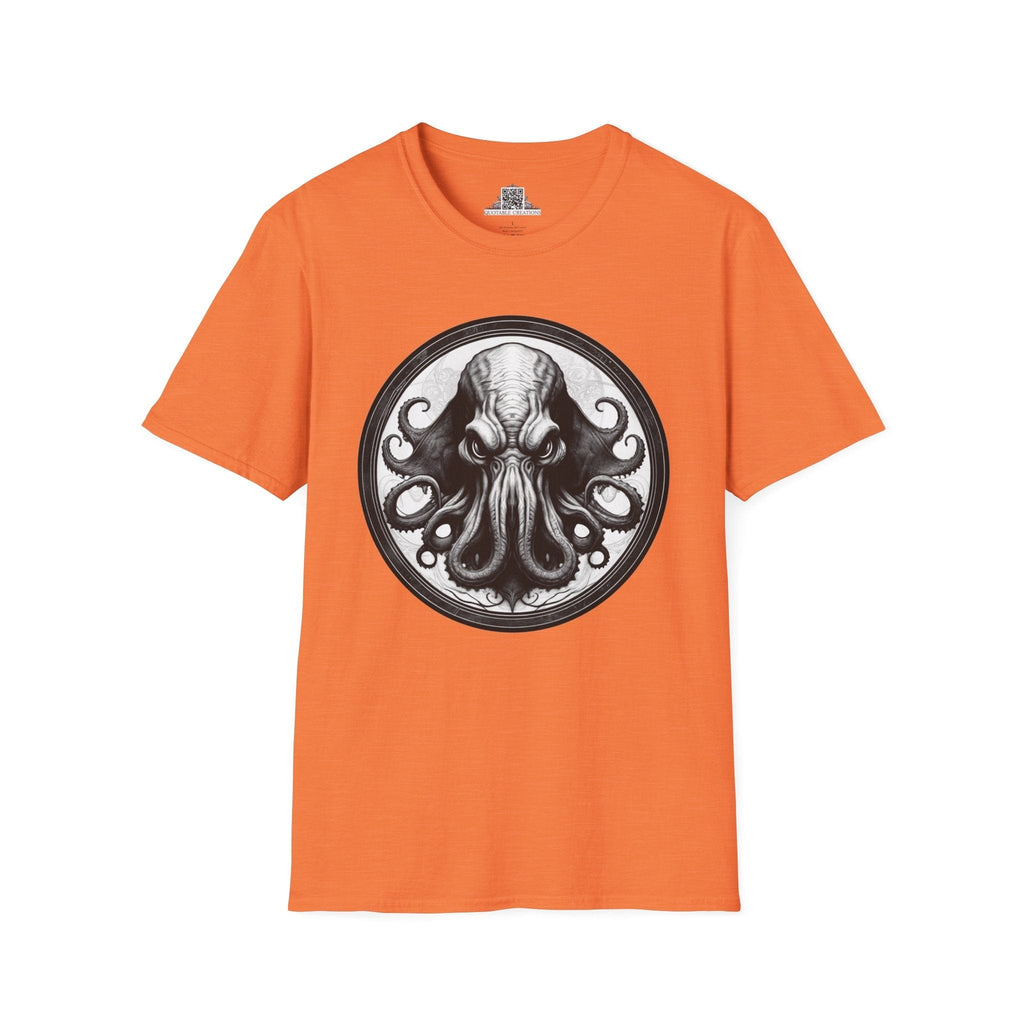 Printify T-Shirt S / Heather Orange Cthulhu Heroes & Quests - T-Shirt