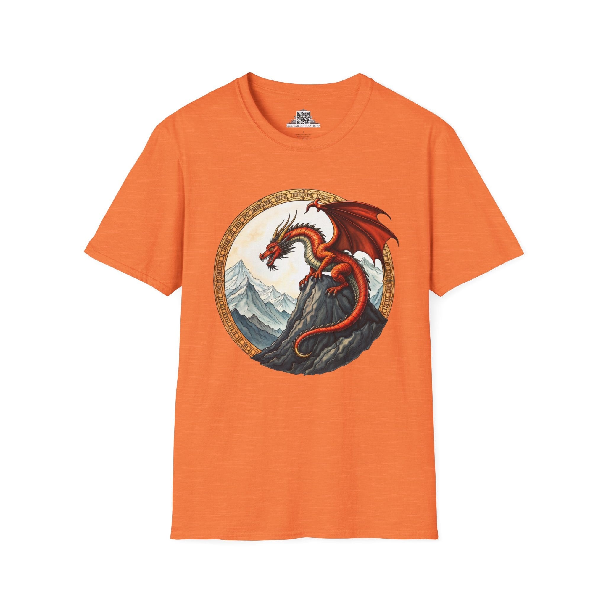 Printify T-Shirt S / Heather Orange Frostfire - Dragons & Magic T-Shirt