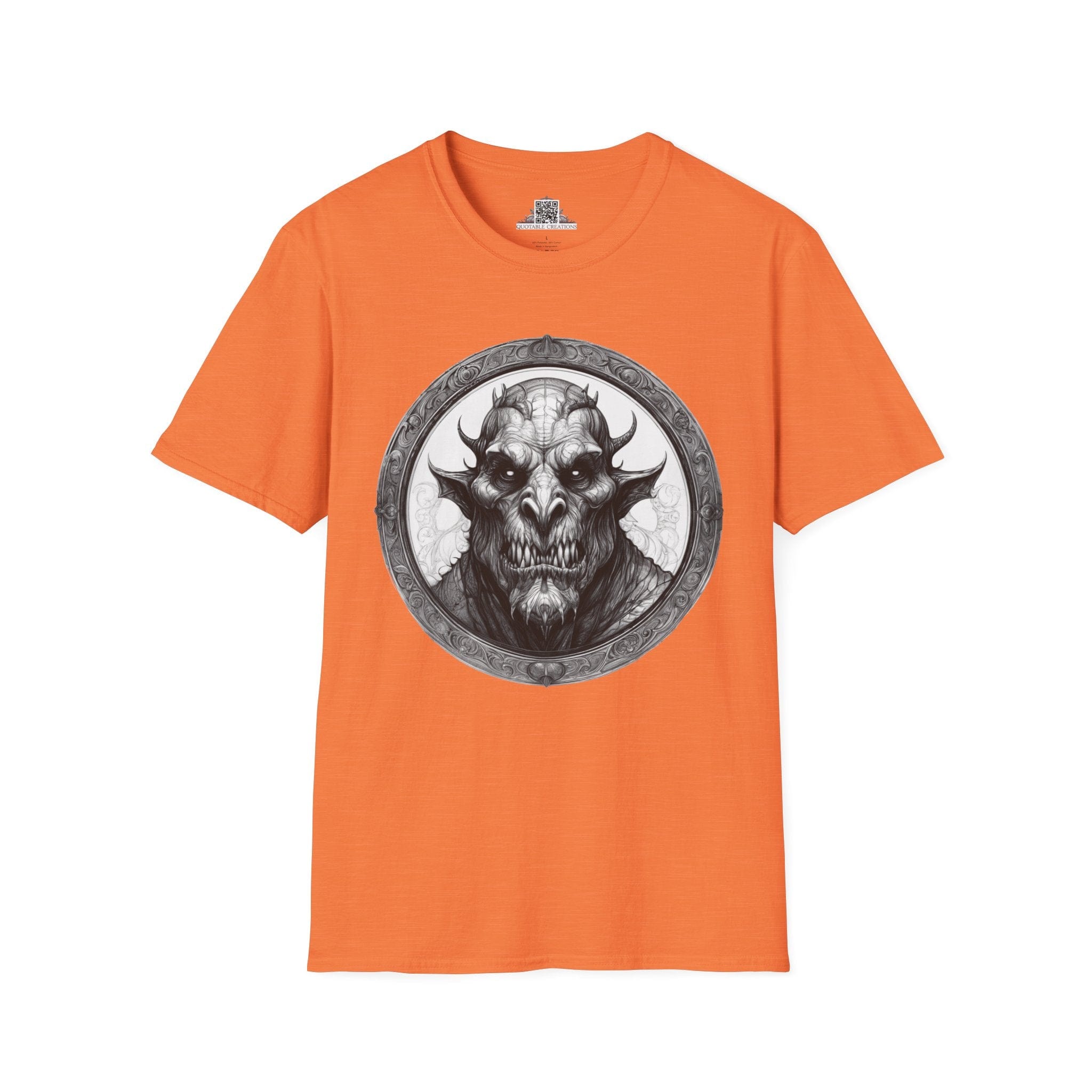 Printify T-Shirt S / Heather Orange Grendel Heroes & Quests - T-Shirt