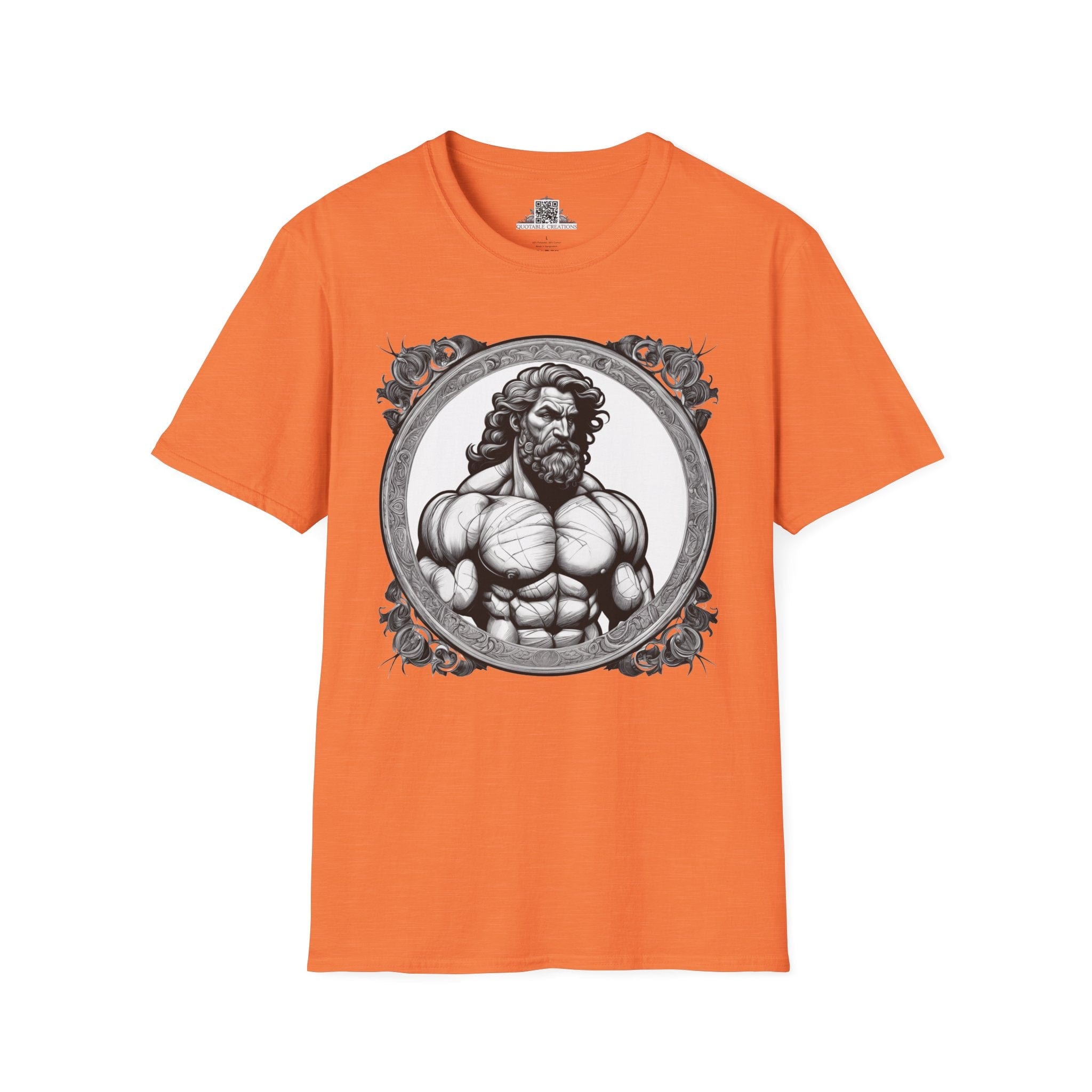 Printify T-Shirt S / Heather Orange Hercules Heroes & Quests - T-Shirt