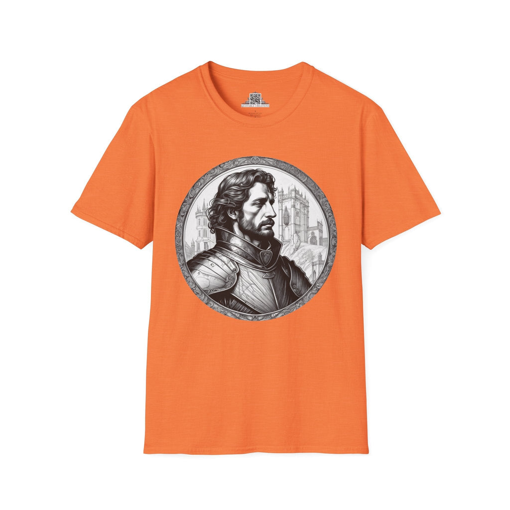 Printify T-Shirt S / Heather Orange Lancelot - Heroes & Quests T-Shirt
