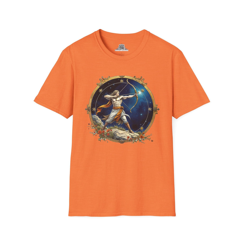 Printify T-Shirt S / Heather Orange Sagittarius Zodiac Astrology - T-Shirt