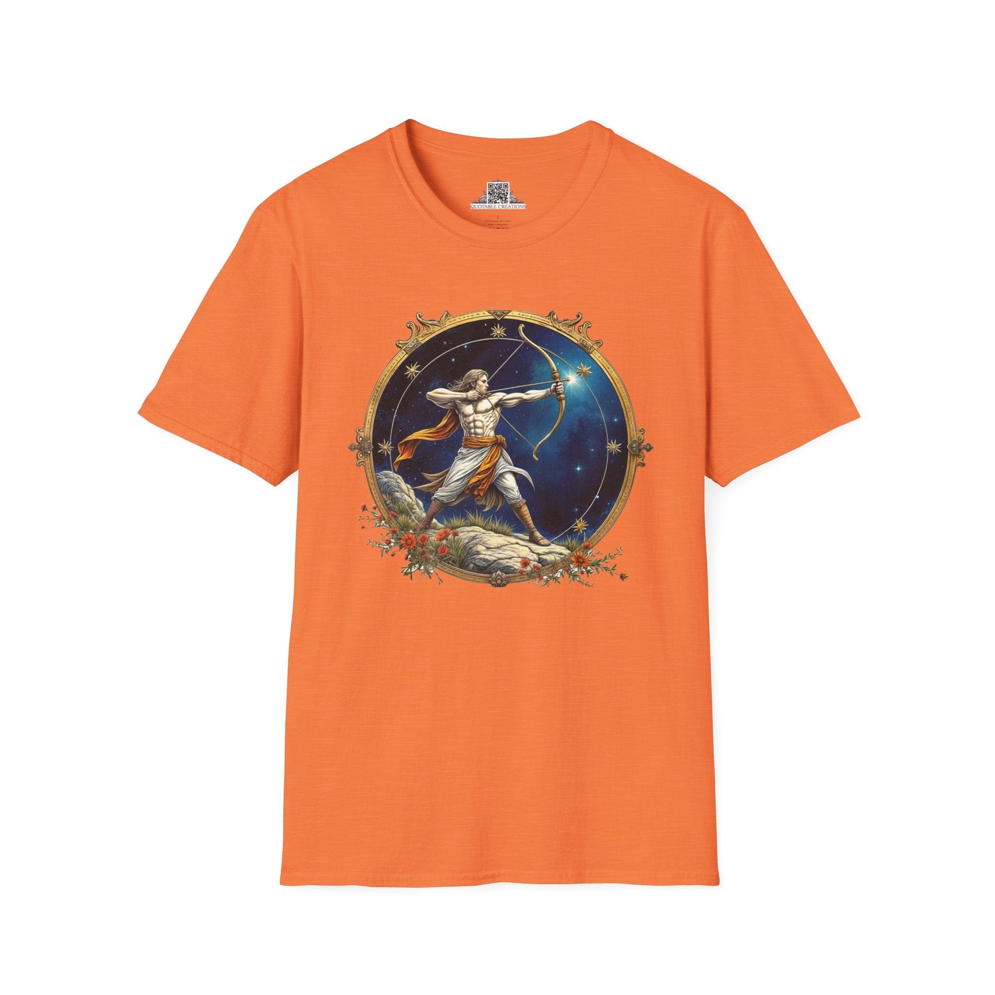 Printify T-Shirt S / Heather Orange Sagittarius Zodiac Astrology - T-Shirt