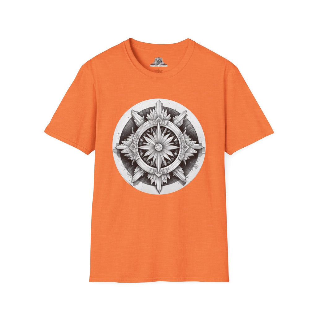 Printify T-Shirt S / Heather Orange Selenite - Crystals & Gemstones T-Shirt
