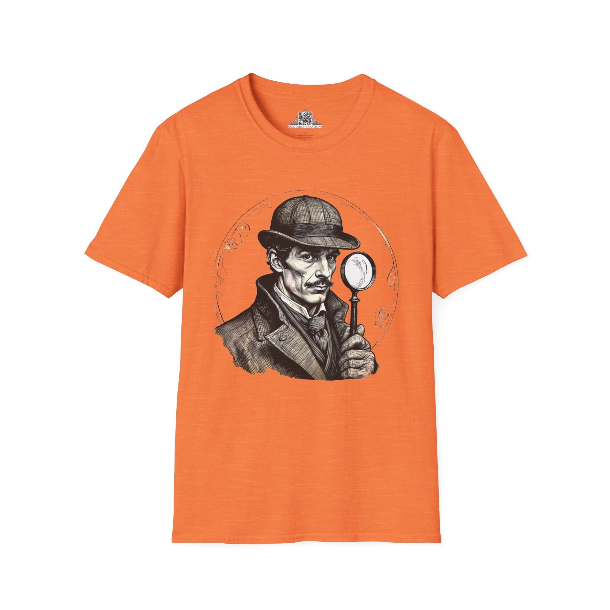 Printify T-Shirt S / Heather Orange Sherlock Holmes Mysteries & Monsters - T-Shirt