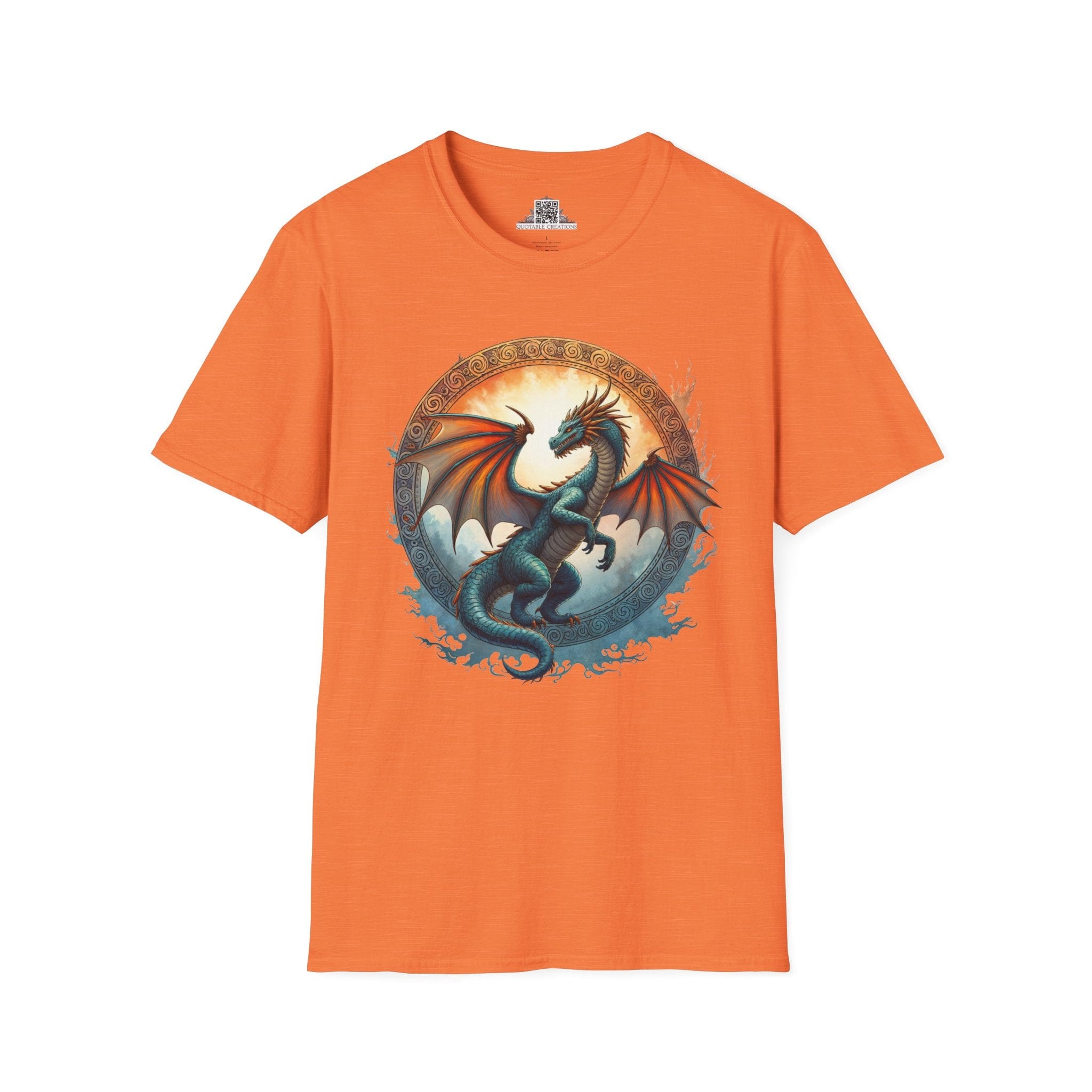 Printify T-Shirt S / Heather Orange Skyfire - Dragons & Magic T-Shirt