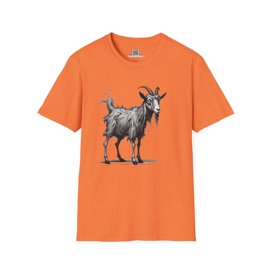Printify T-Shirt S / Heather Orange T-Shirt - I'm Fine Goat - Everything's Fine