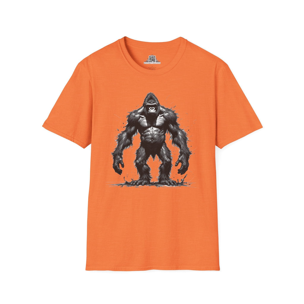 Printify T-Shirt S / Heather Orange T-Shirt - I'm Fine Gorilla - Everything's Fine