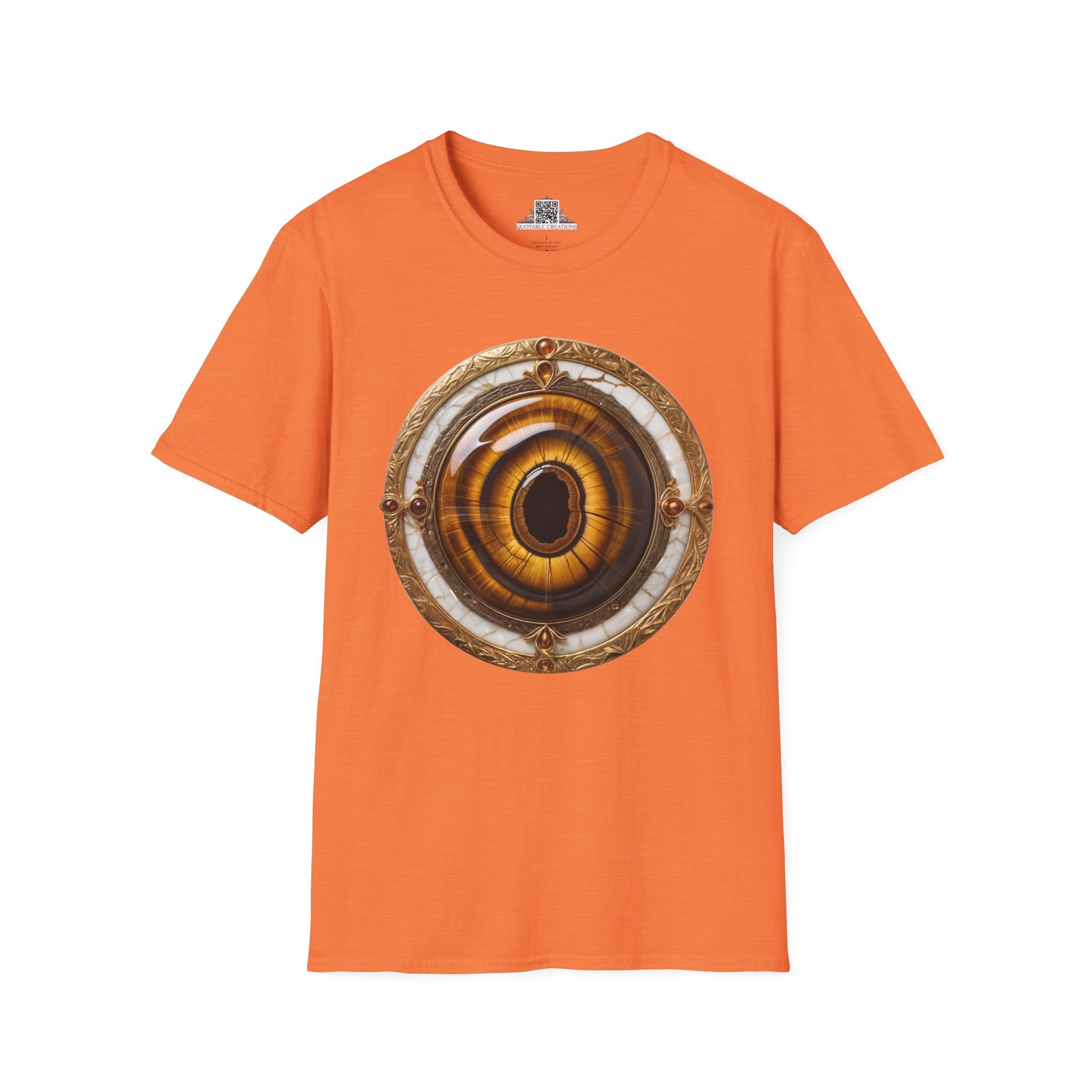 Printify T-Shirt S / Heather Orange Tiger's Eye Crystals Gemstones - T-Shirt