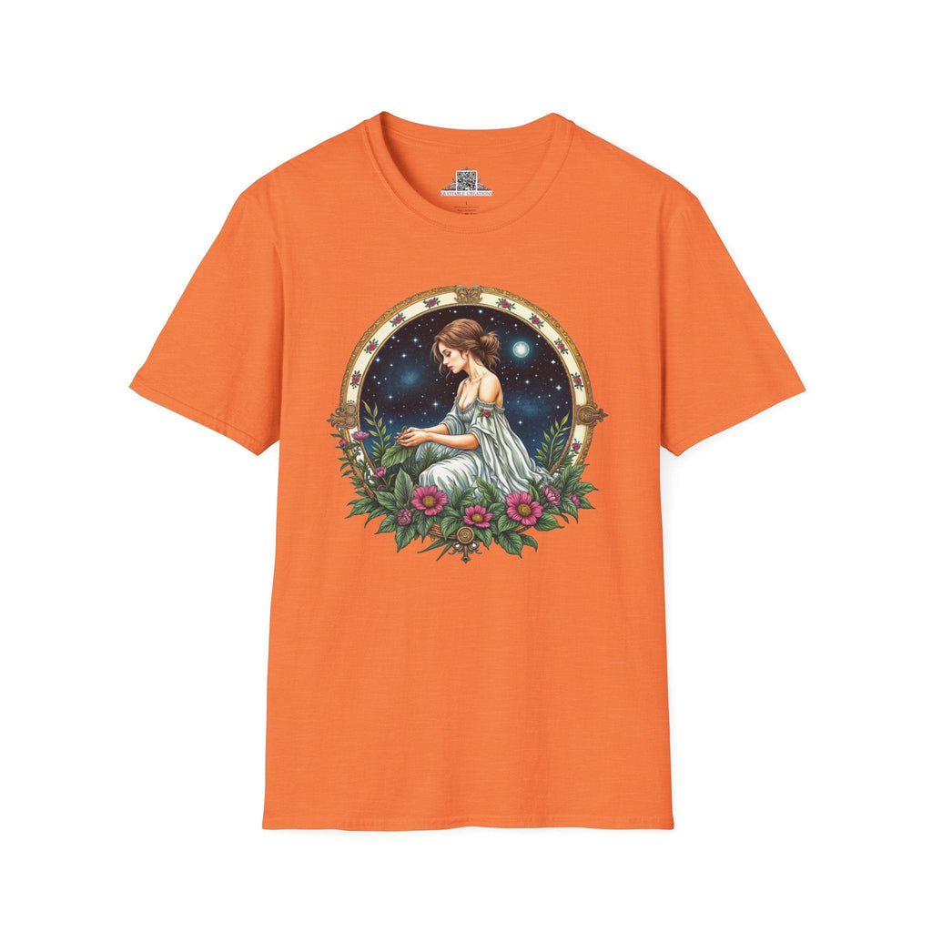 Printify T-Shirt S / Heather Orange Virgo Zodiac Astrology - T-Shirt