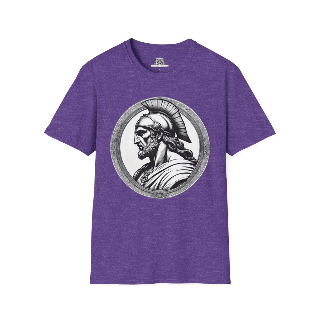 Printify T-Shirt S / Heather Purple Achilles Heroes & Quests - T-Shirt