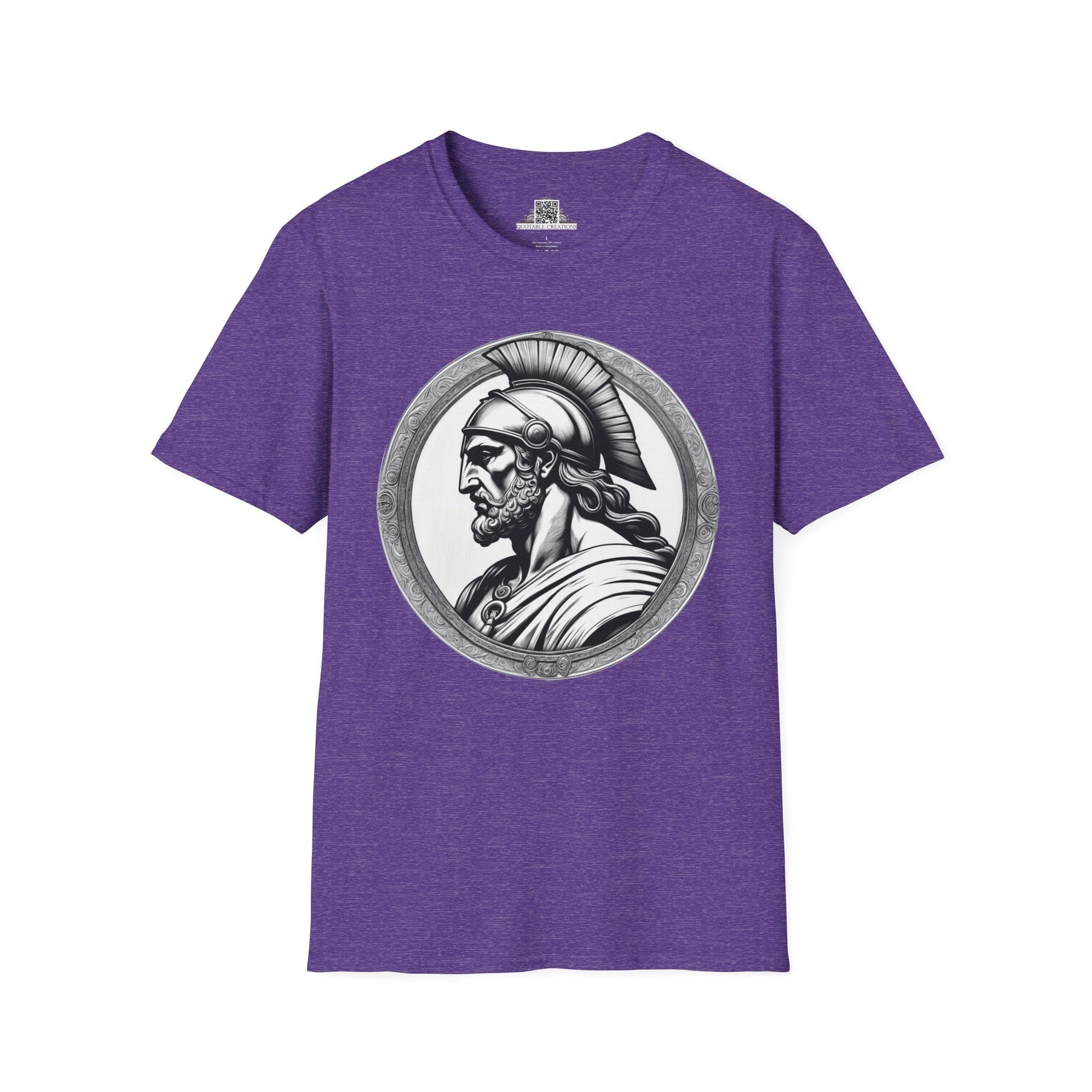 Printify T-Shirt S / Heather Purple Achilles Heroes & Quests - T-Shirt