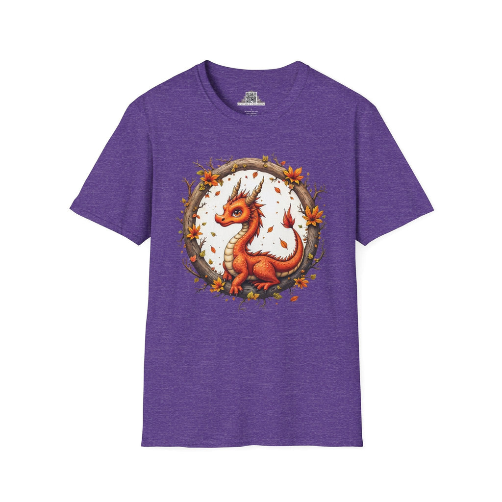 Printify T-Shirt S / Heather Purple Autumnfire  - Dragons & Magic T-Shirt