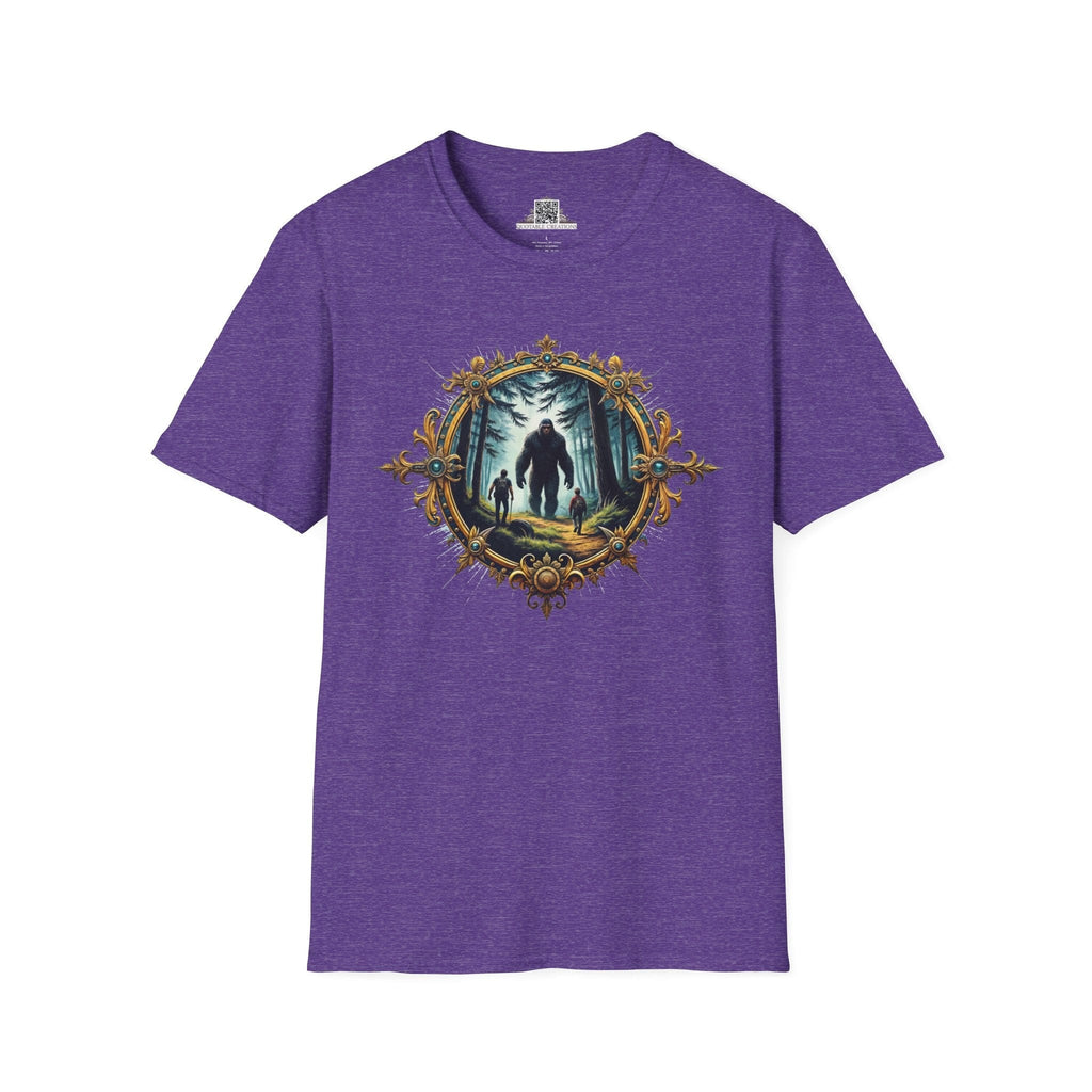 Printify T-Shirt S / Heather Purple Bigfoot Encounters - Bigfoot & Legends T-Shirt