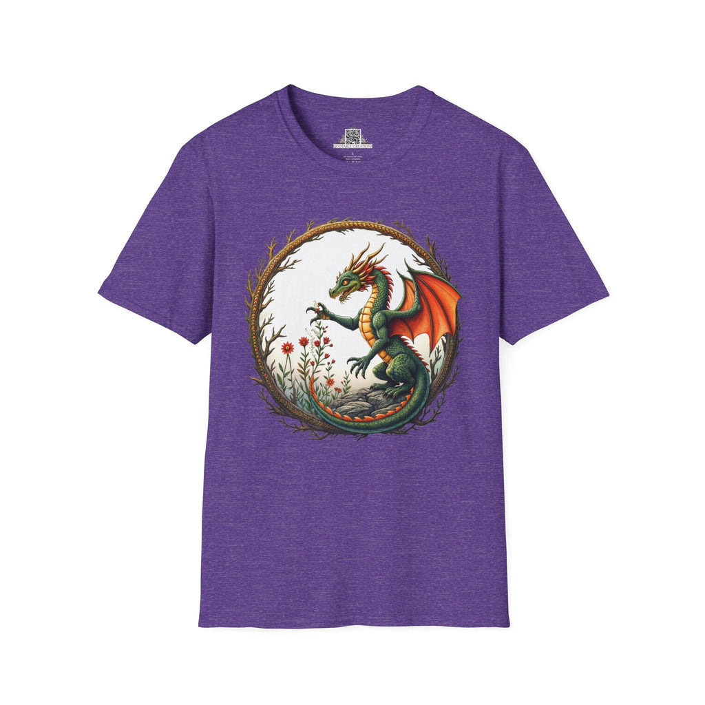 Printify T-Shirt S / Heather Purple Blossomwing - Dragons & Magic T-Shirt