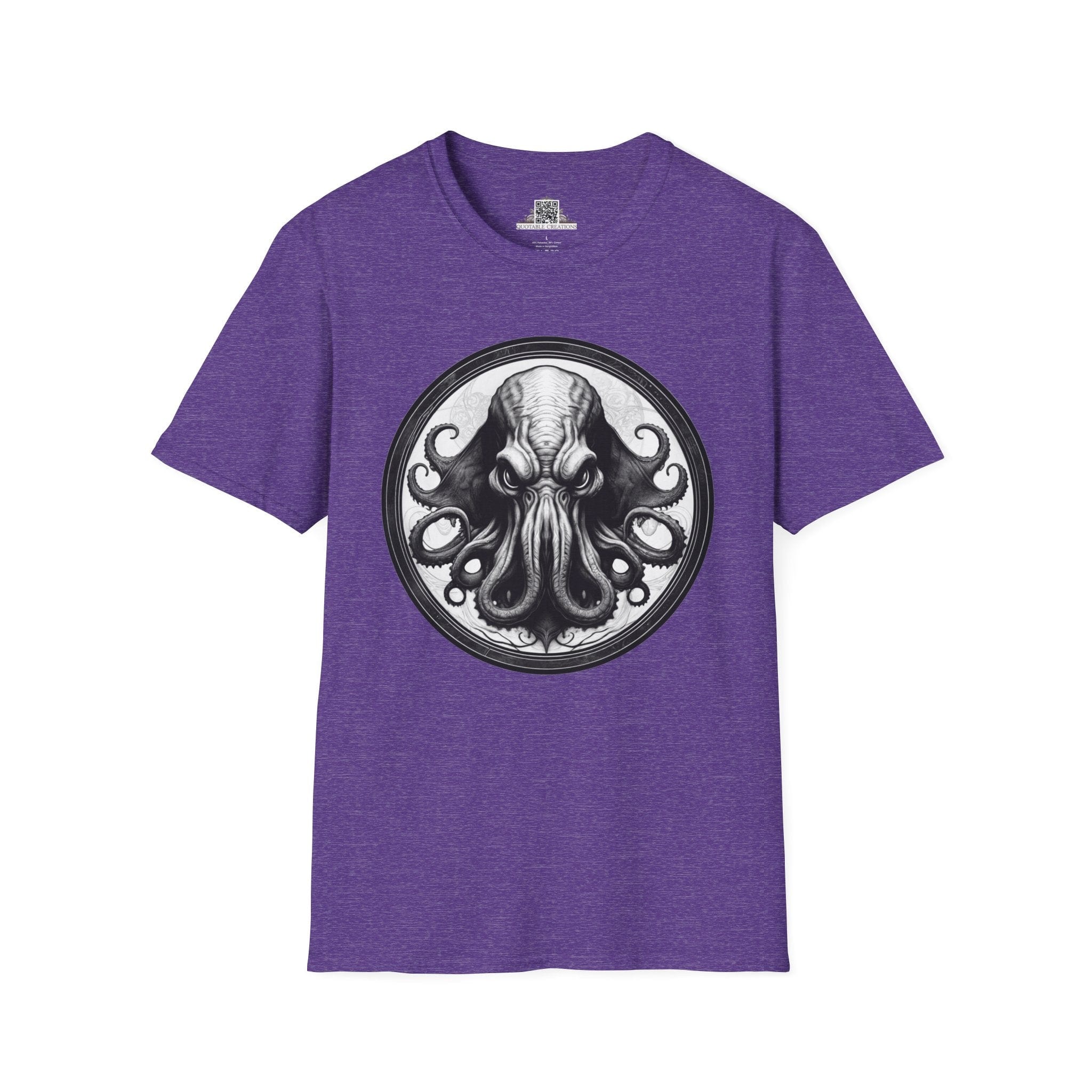 Printify T-Shirt S / Heather Purple Cthulhu Heroes & Quests - T-Shirt