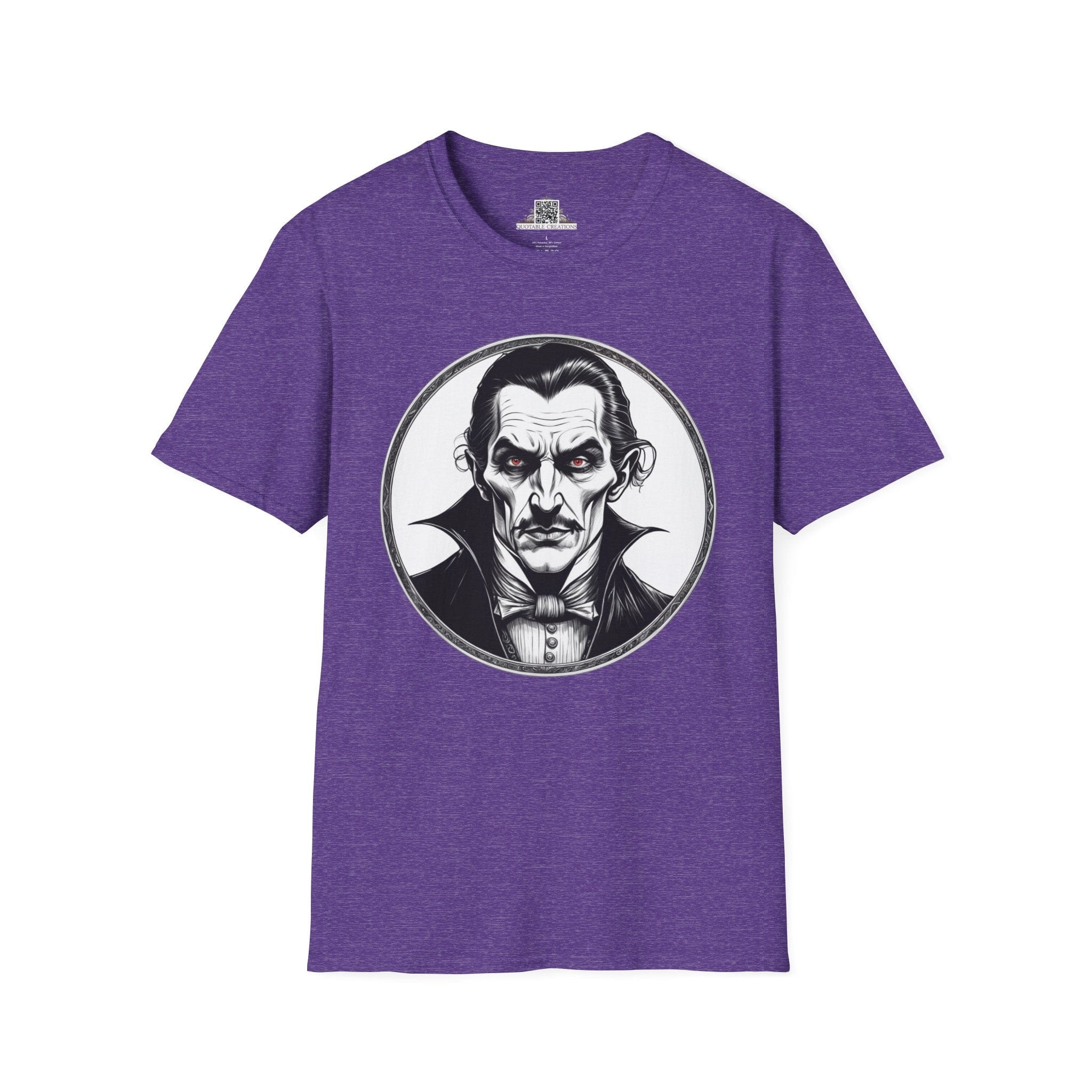 Printify T-Shirt S / Heather Purple Dracula Mysteries & Monsters - T-Shirt