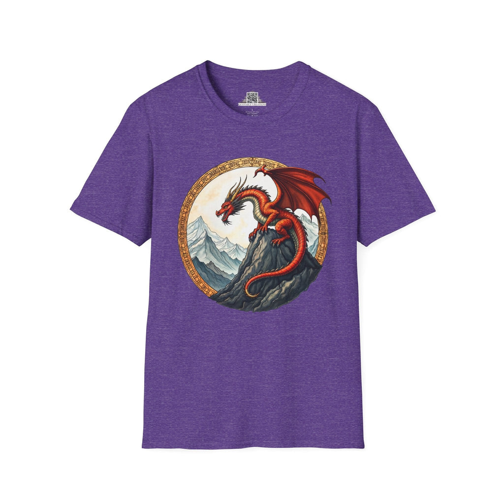 Printify T-Shirt S / Heather Purple Frostfire - Dragons & Magic T-Shirt