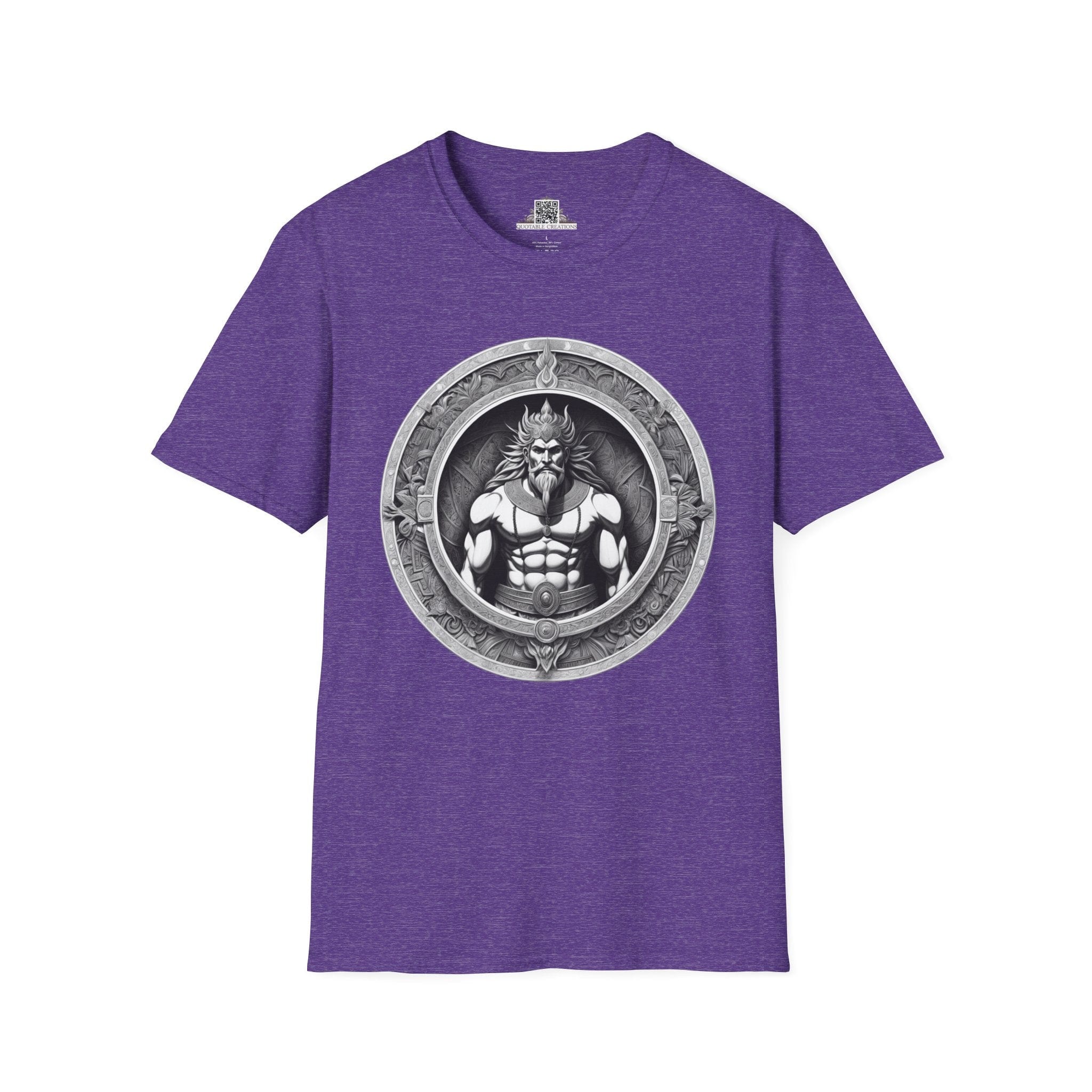 Printify T-Shirt S / Heather Purple Gilgamesh - Heroes & Quests T-Shirt