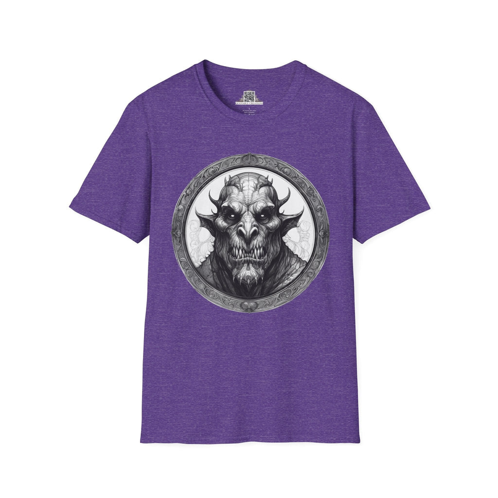 Printify T-Shirt S / Heather Purple Grendel Heroes & Quests - T-Shirt