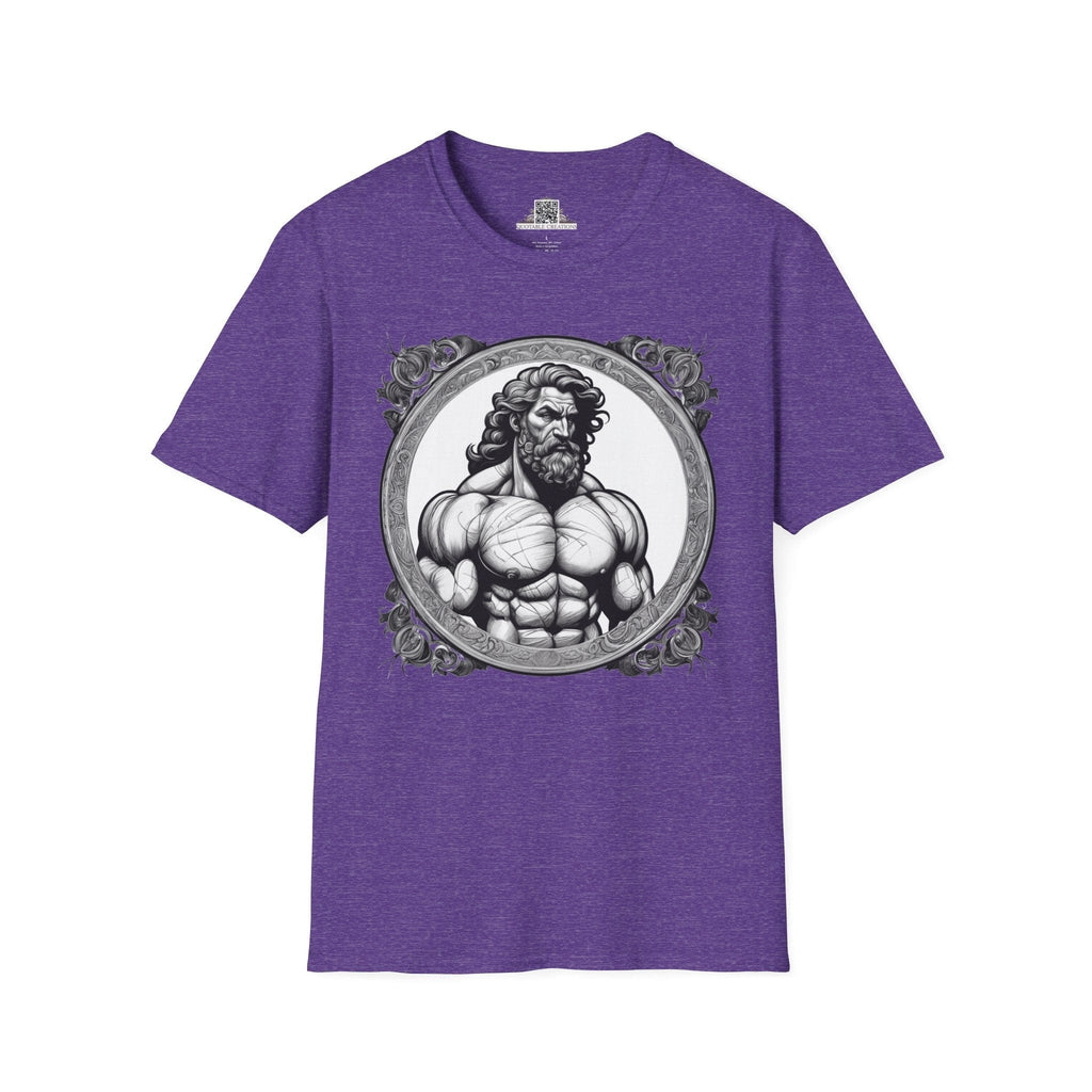 Printify T-Shirt S / Heather Purple Hercules Heroes & Quests - T-Shirt