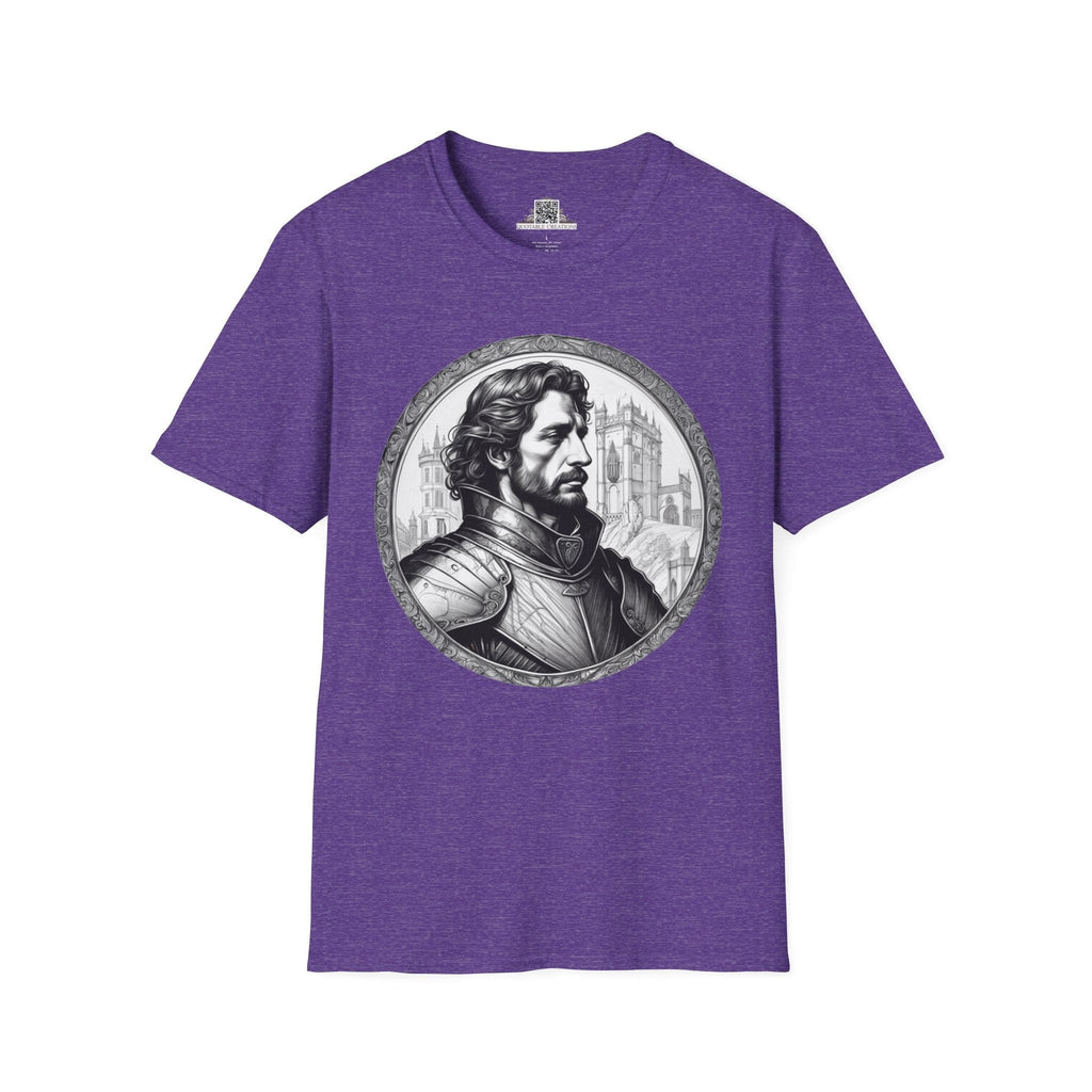 Printify T-Shirt S / Heather Purple Lancelot - Heroes & Quests T-Shirt