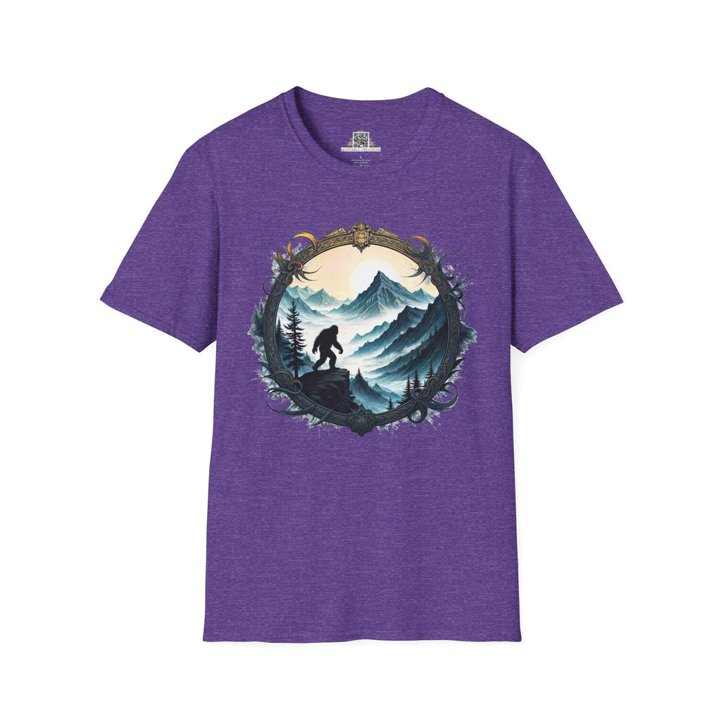 Printify T-Shirt S / Heather Purple Legends of the Wilderness - Bigfoot & Legends T-Shirt