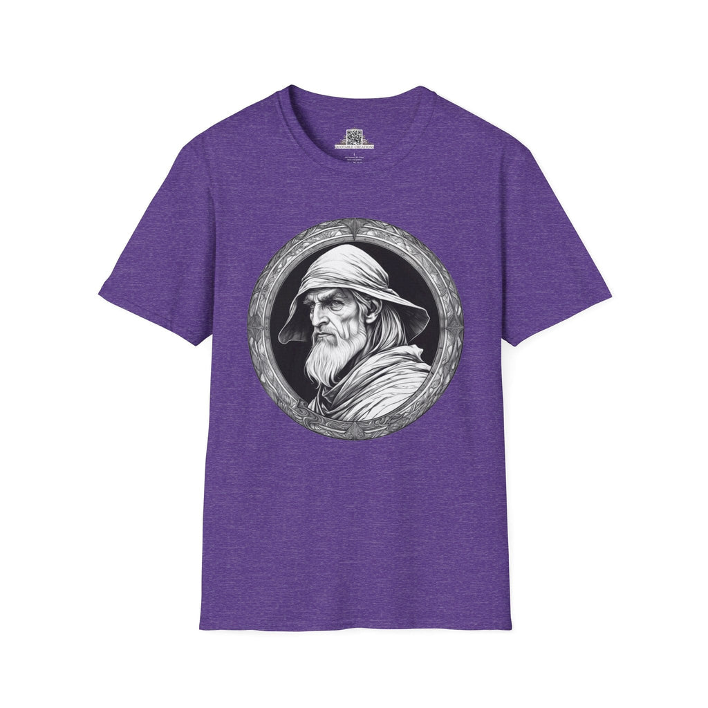 Printify T-Shirt S / Heather Purple Merlin Heroes & Quests - T-Shirt