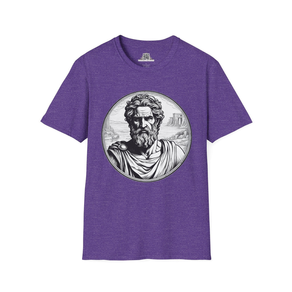 Printify T-Shirt S / Heather Purple Odysseus - Heroes & Quests T-Shirt