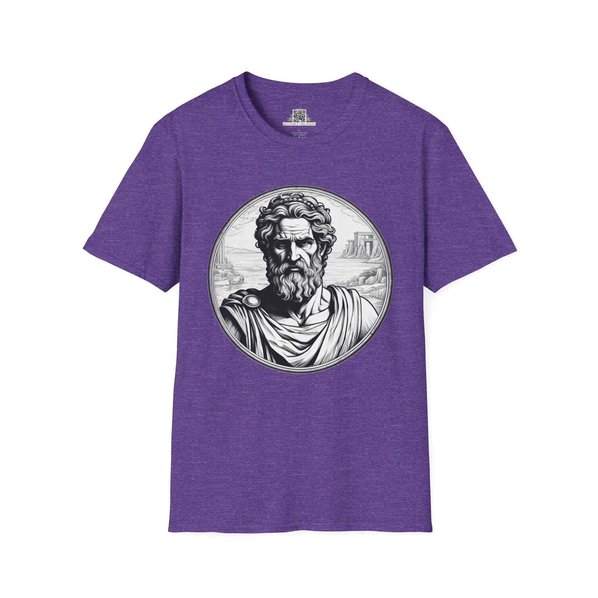 Printify T-Shirt S / Heather Purple Odysseus - Heroes & Quests T-Shirt